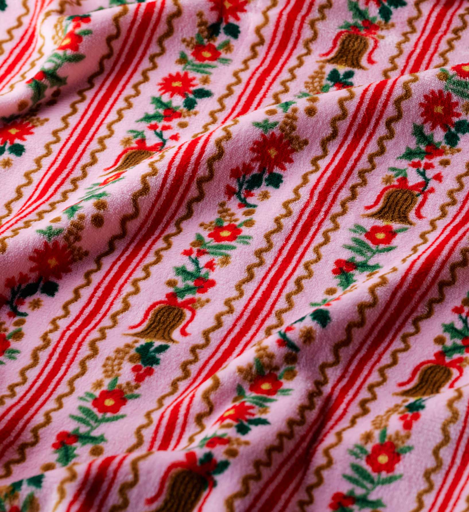 Fleece Blanket - Holly Jolly