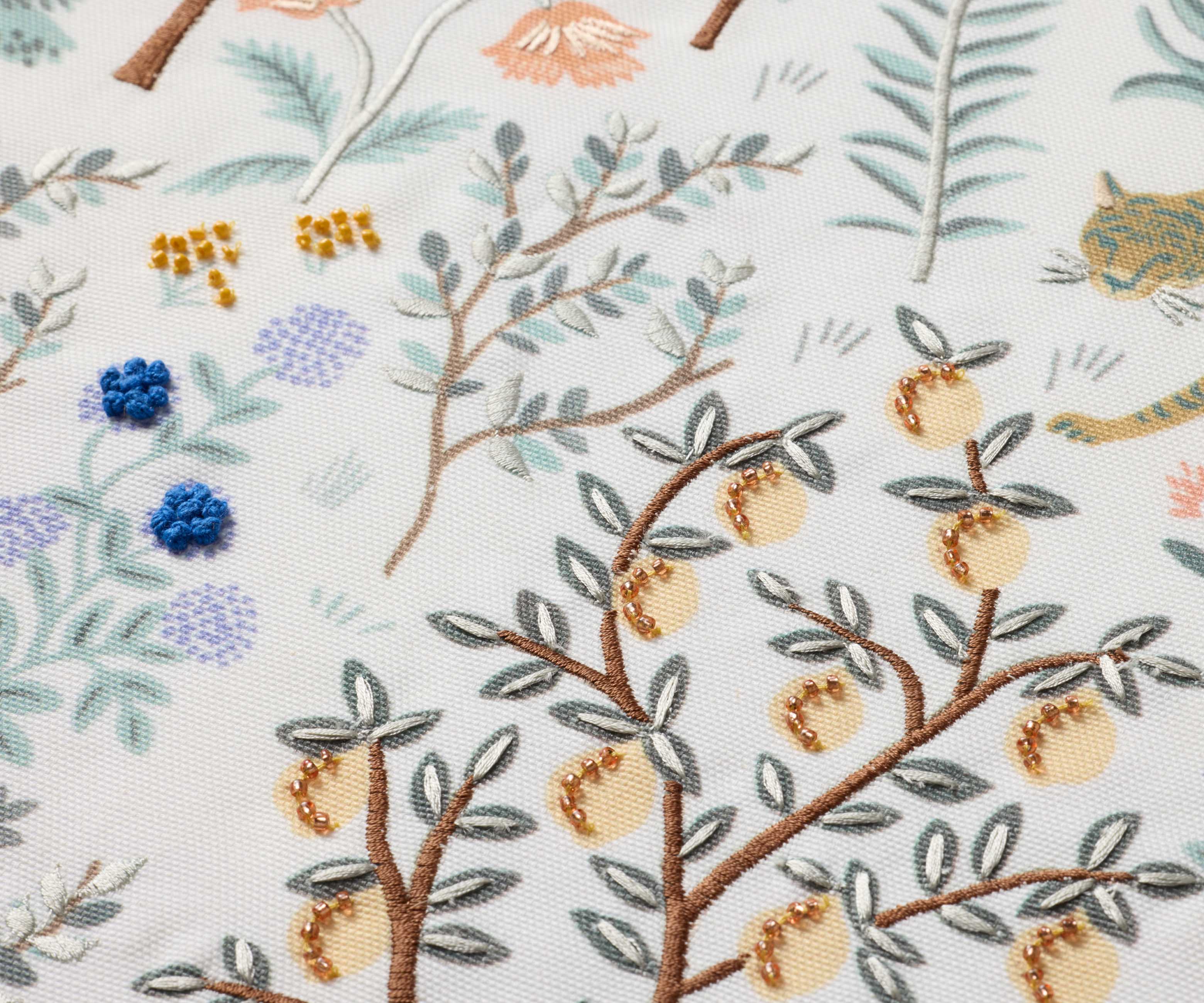 Framed Wall Art - Menagerie Cream