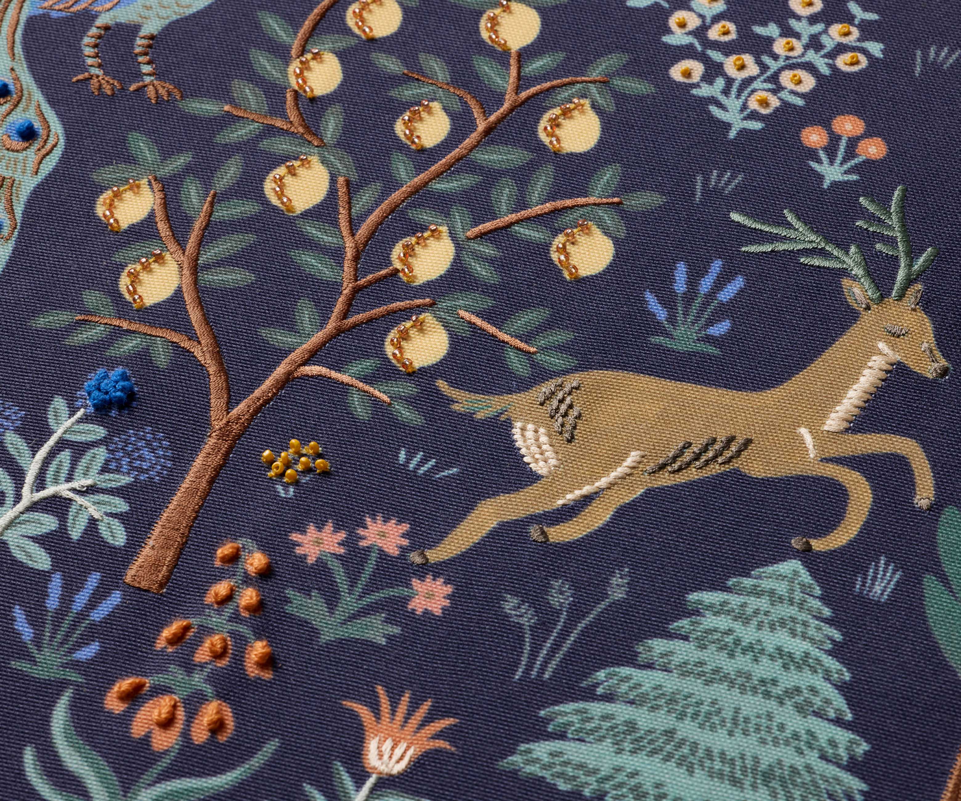 Framed Wall Art - Menagerie Navy