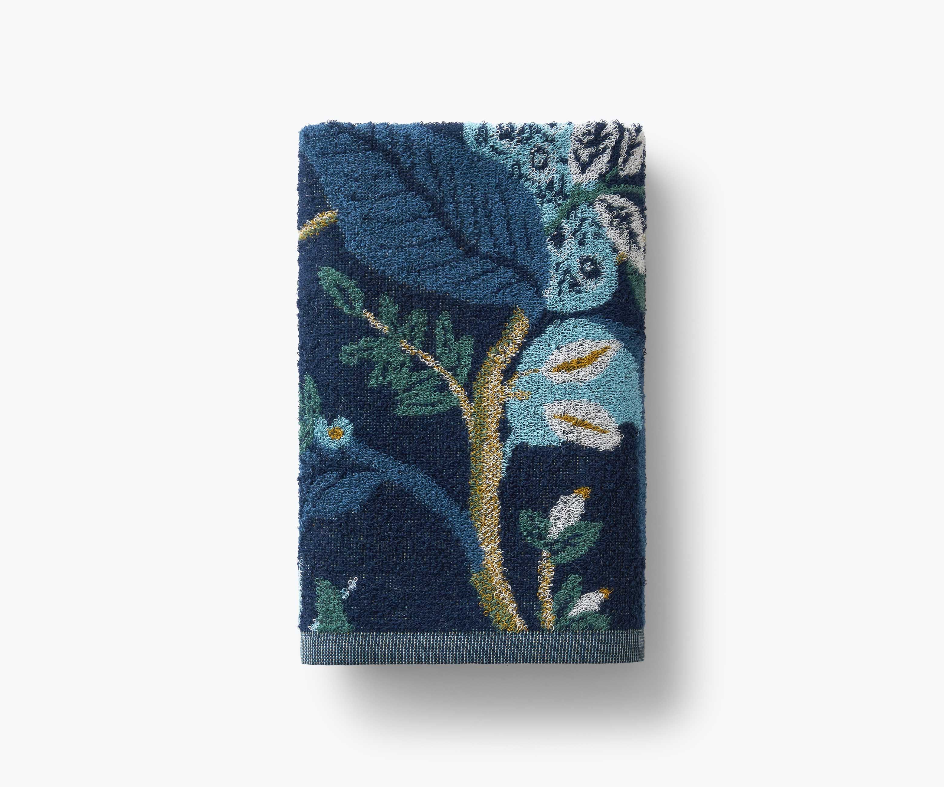 Jacquard Hand Towel - Peacock