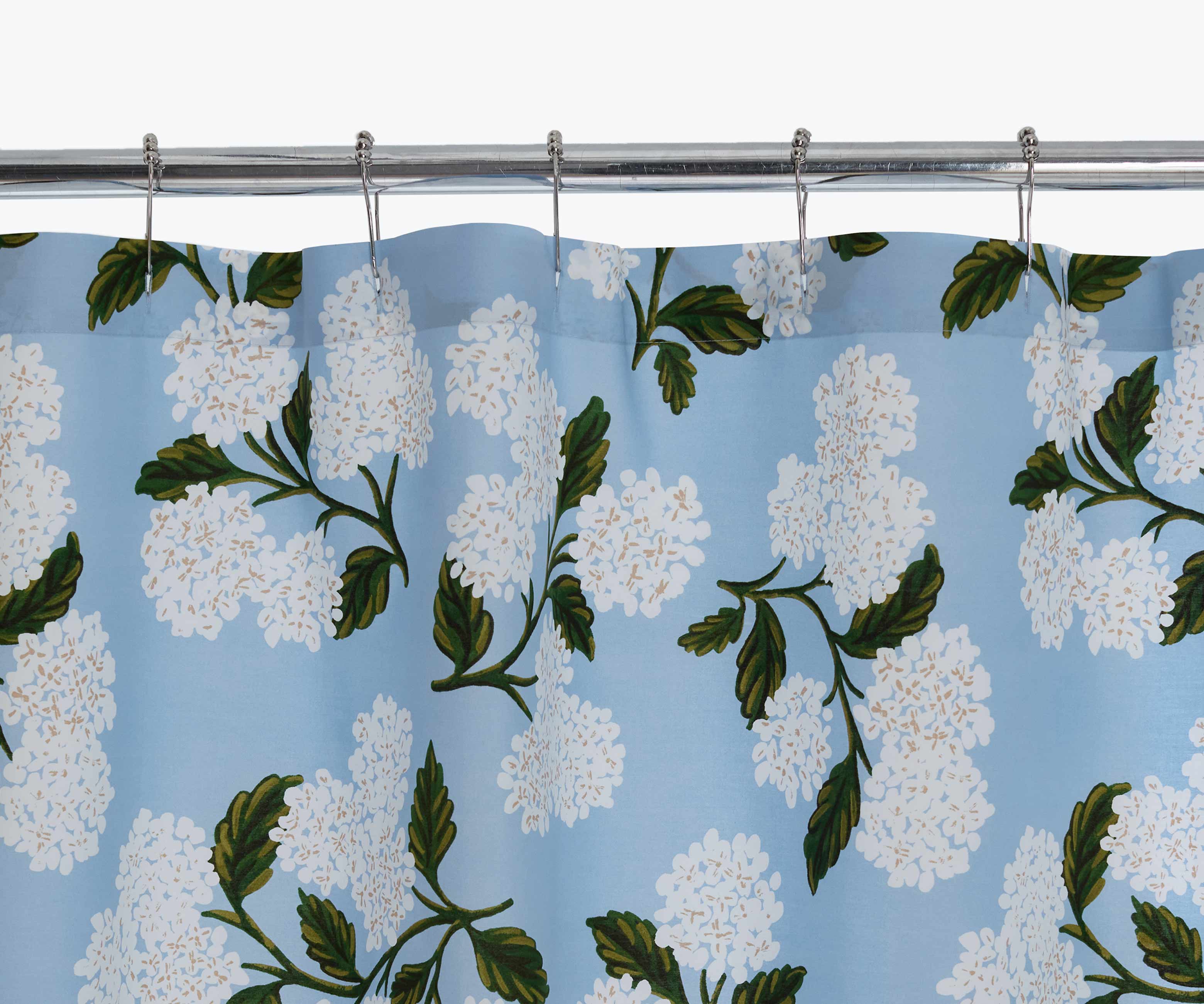 Percale Shower Curtain - Hydrangea