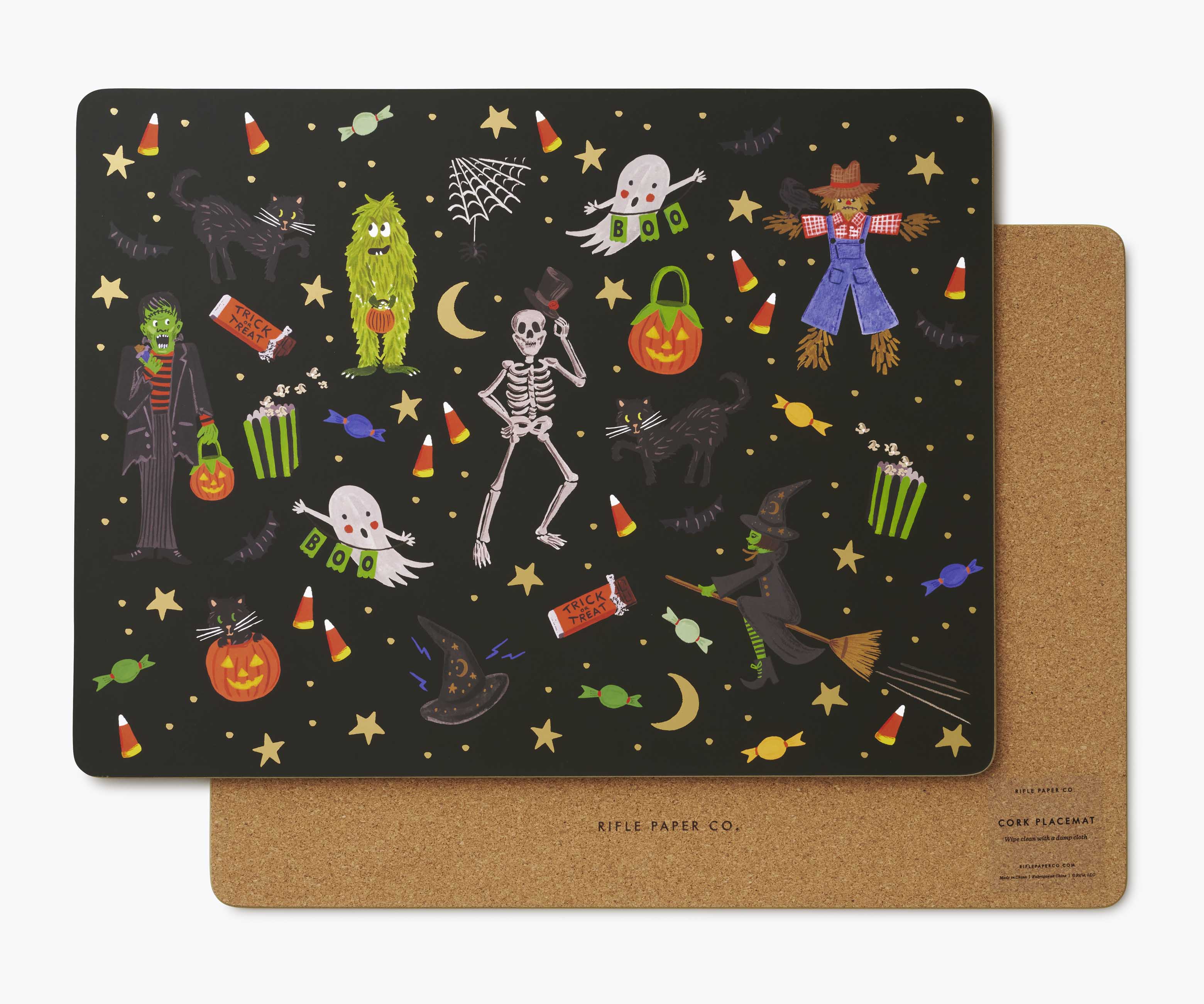 Cork Placemats - Halloween Parade