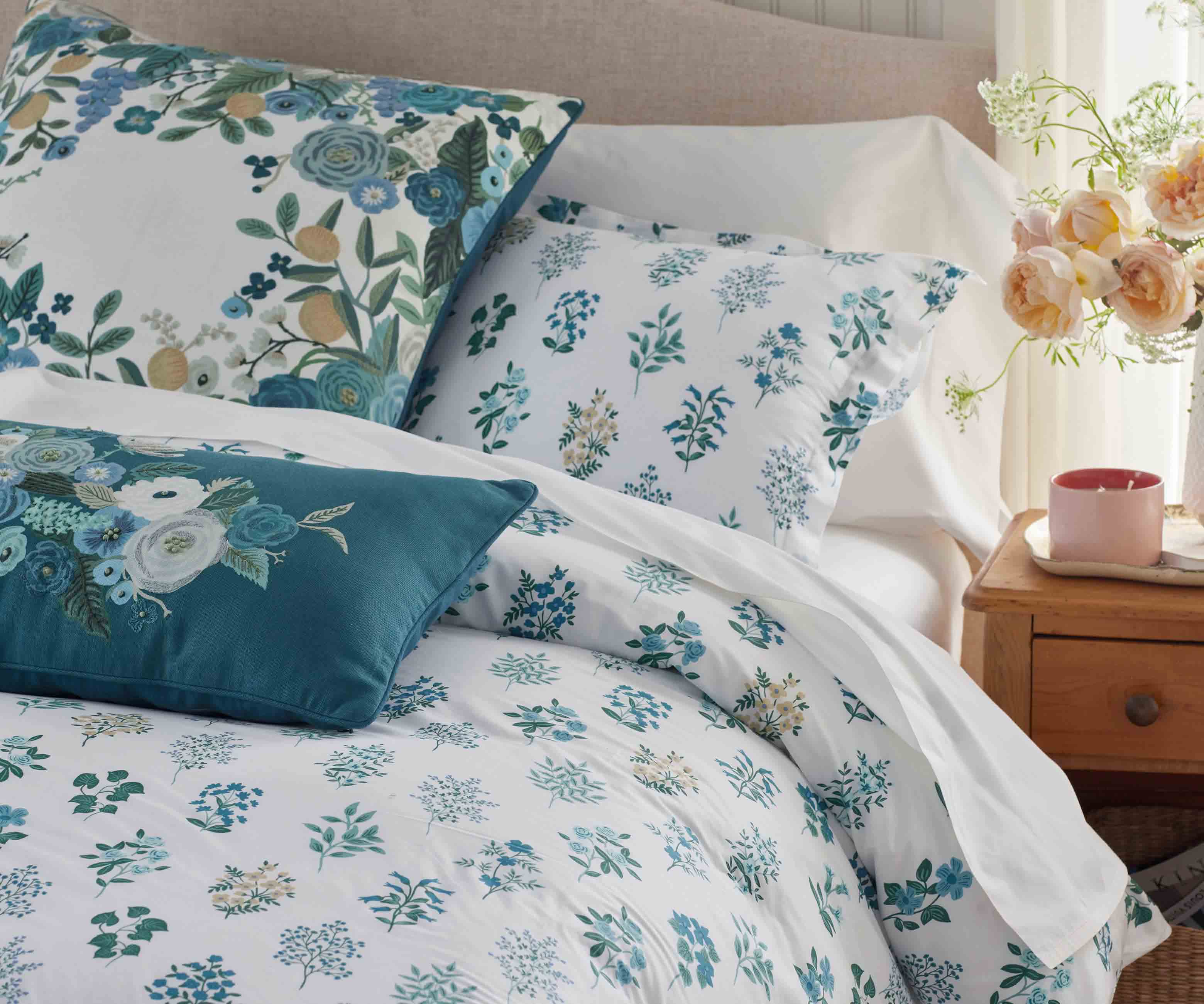 Percale Duvet Cover - Hawthorne Blue