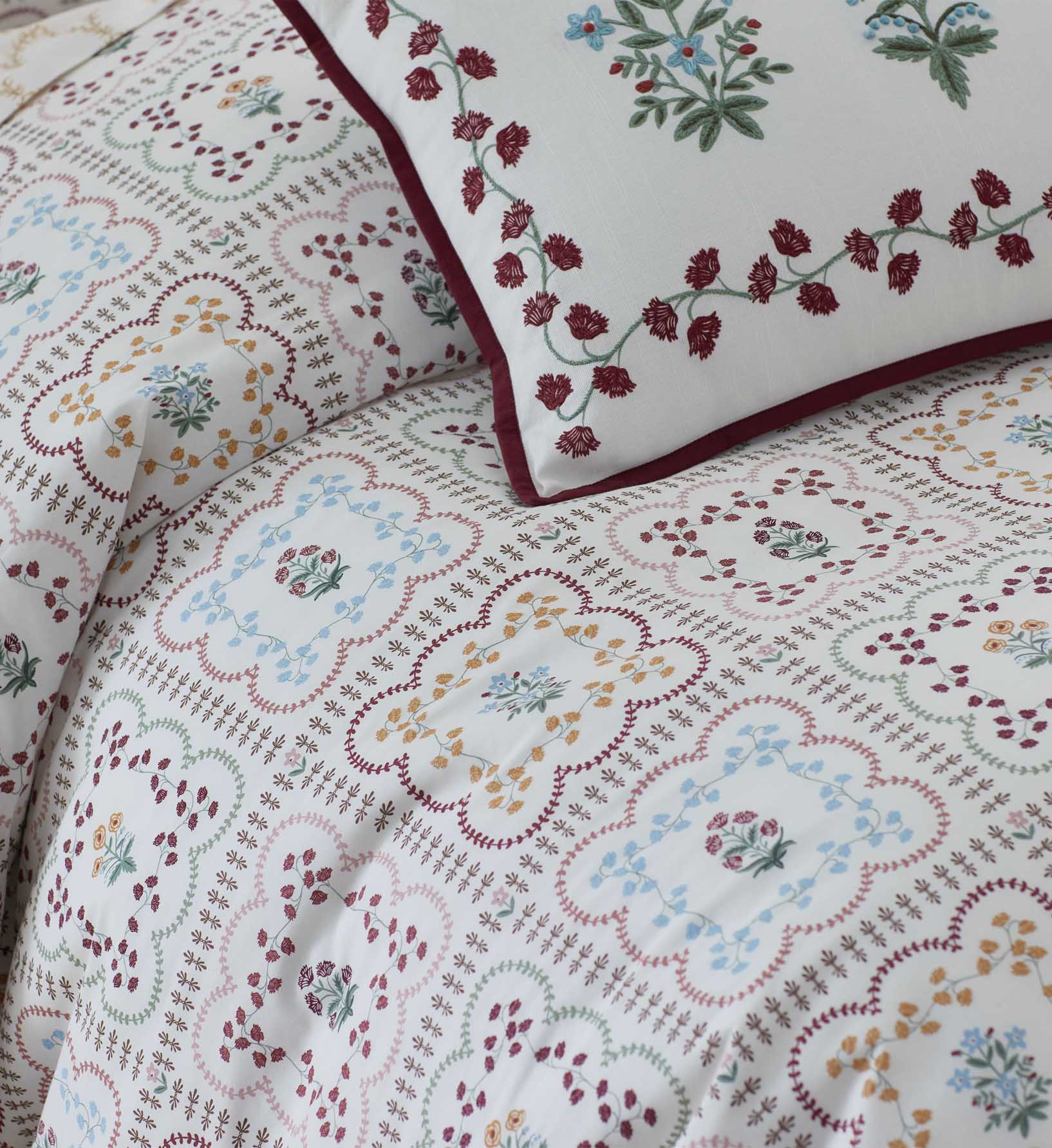 Percale Duvet Cover - Lottie