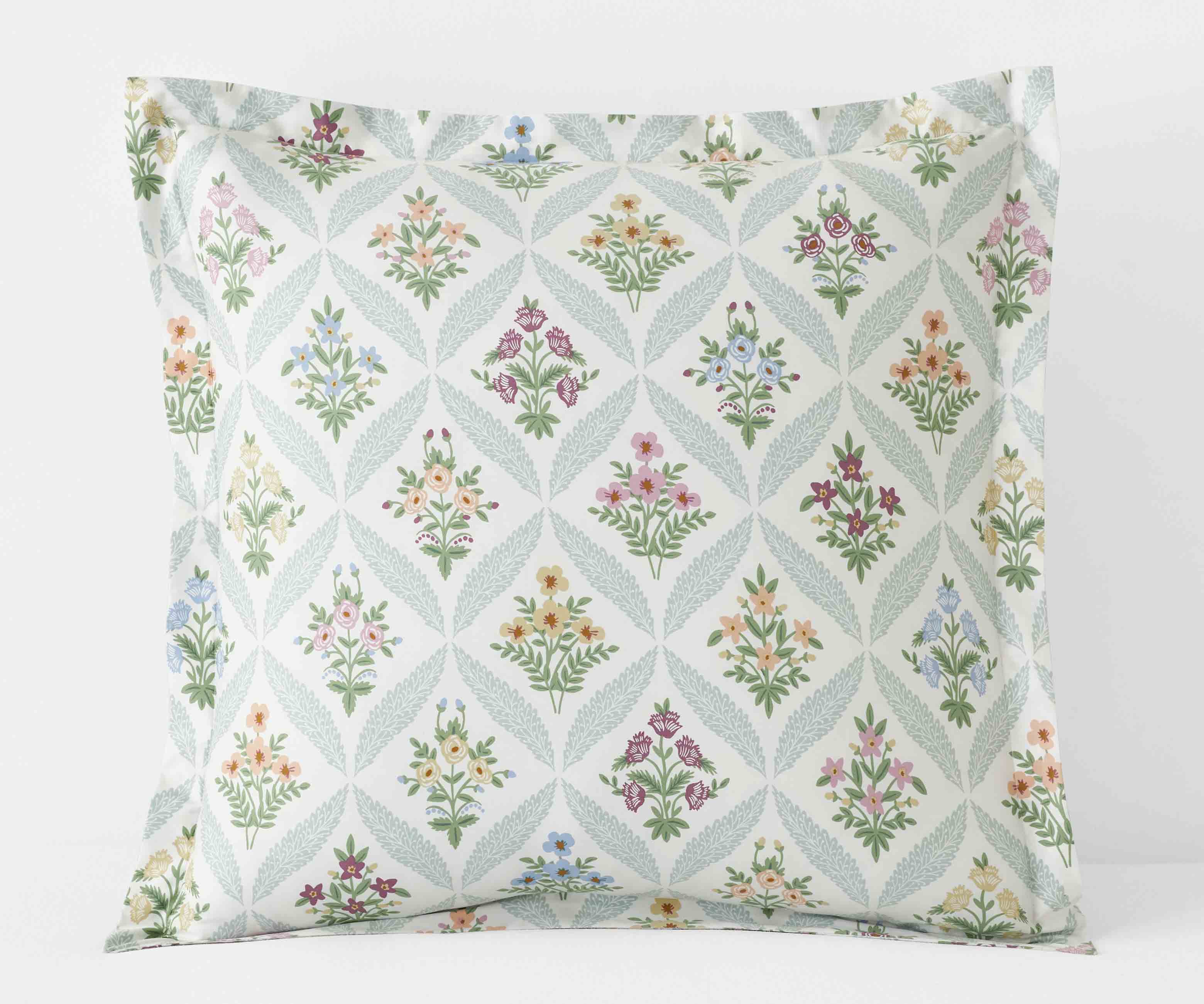 Sateen Sham - Estee Garden