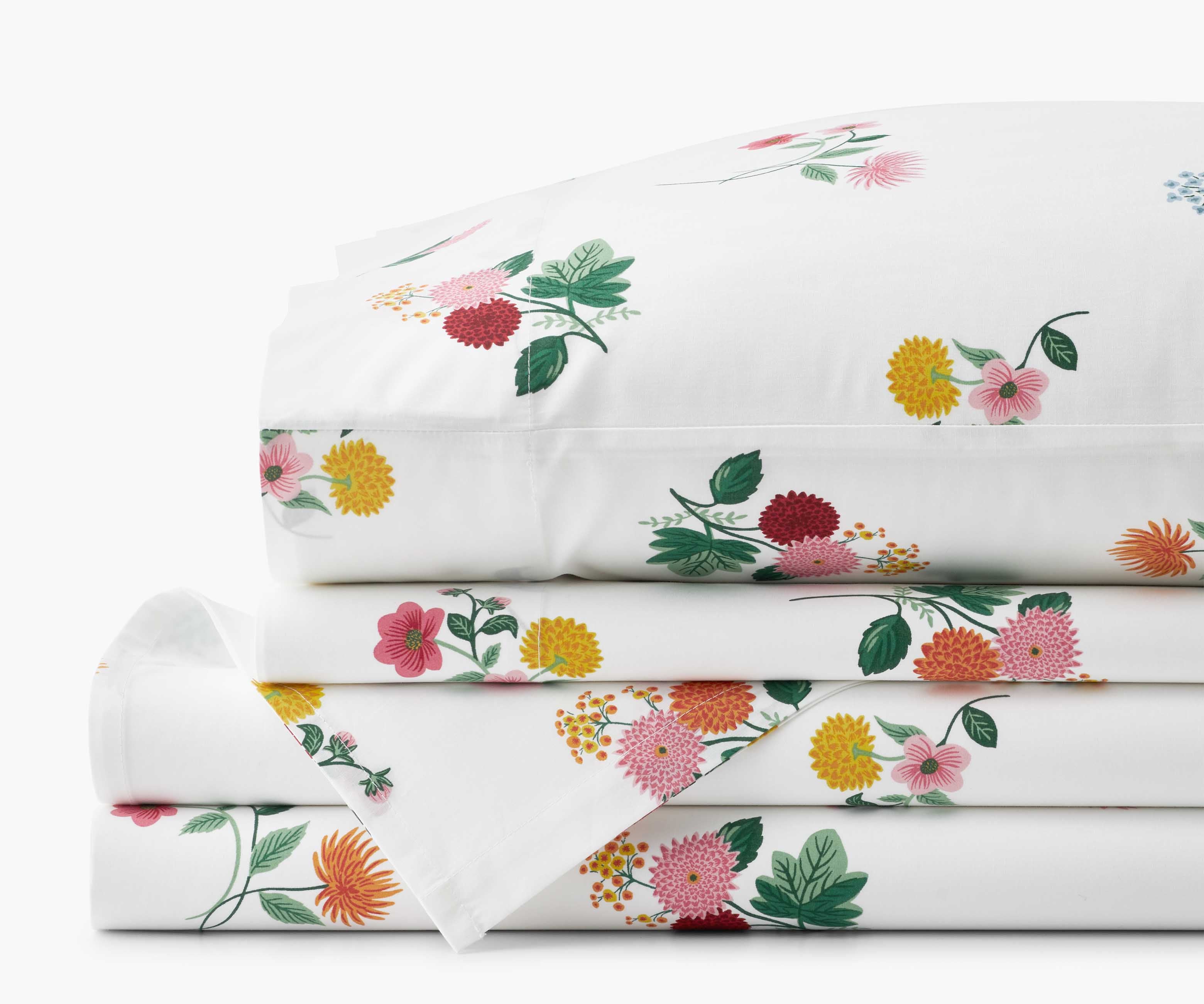 Percale Sheet Set - Ditsy Dahlia