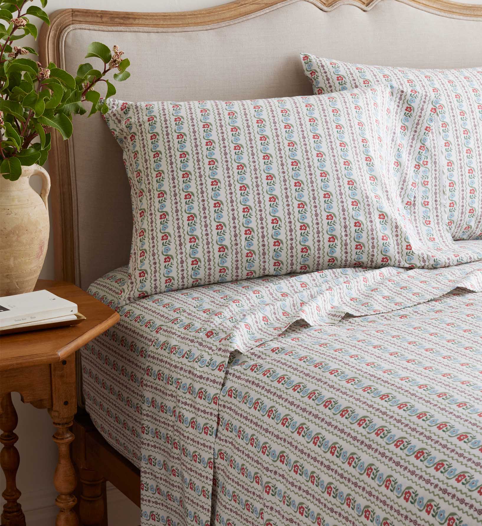 Percale Sheet Set - Delphine