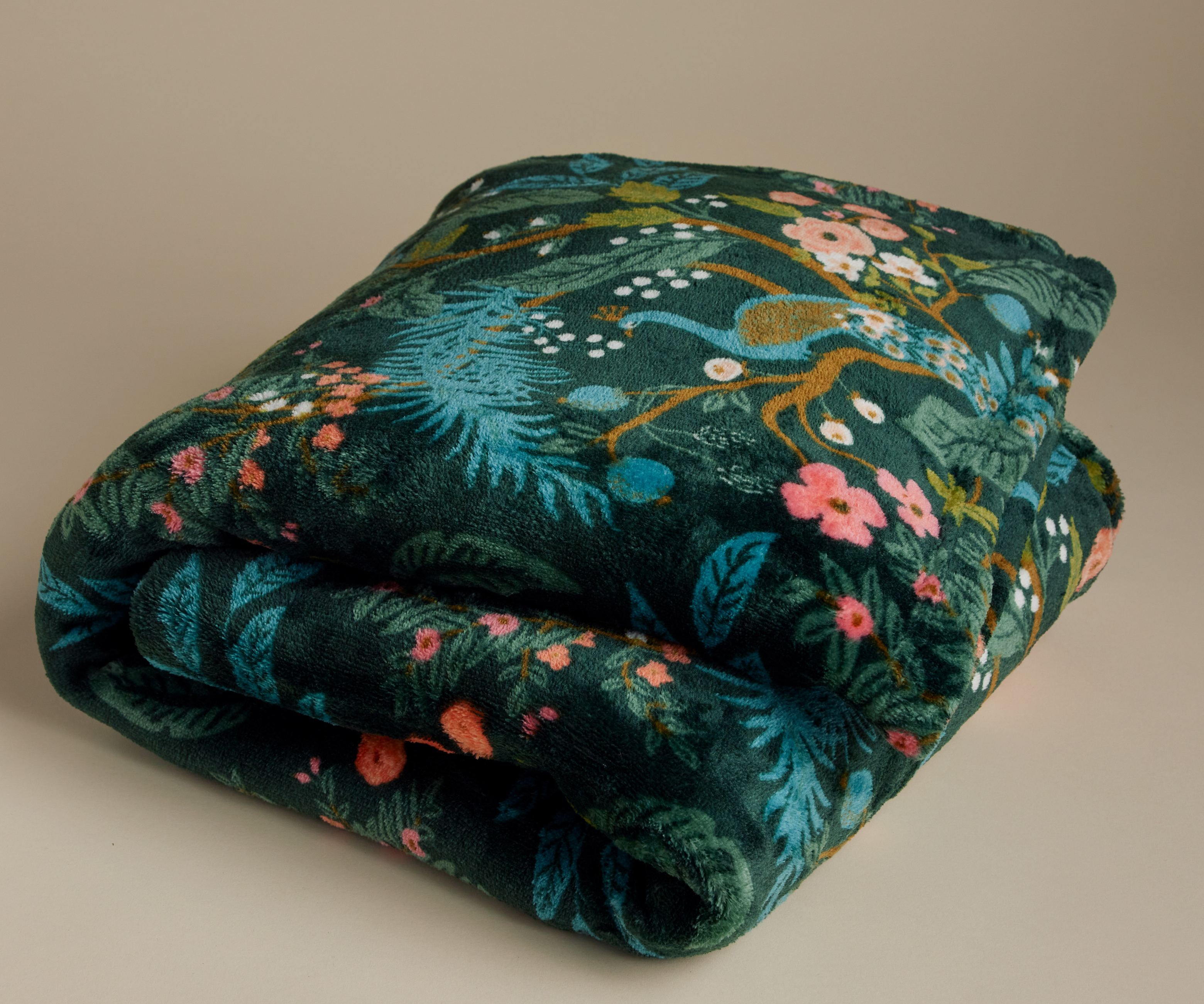 Fleece Blanket - Peacock