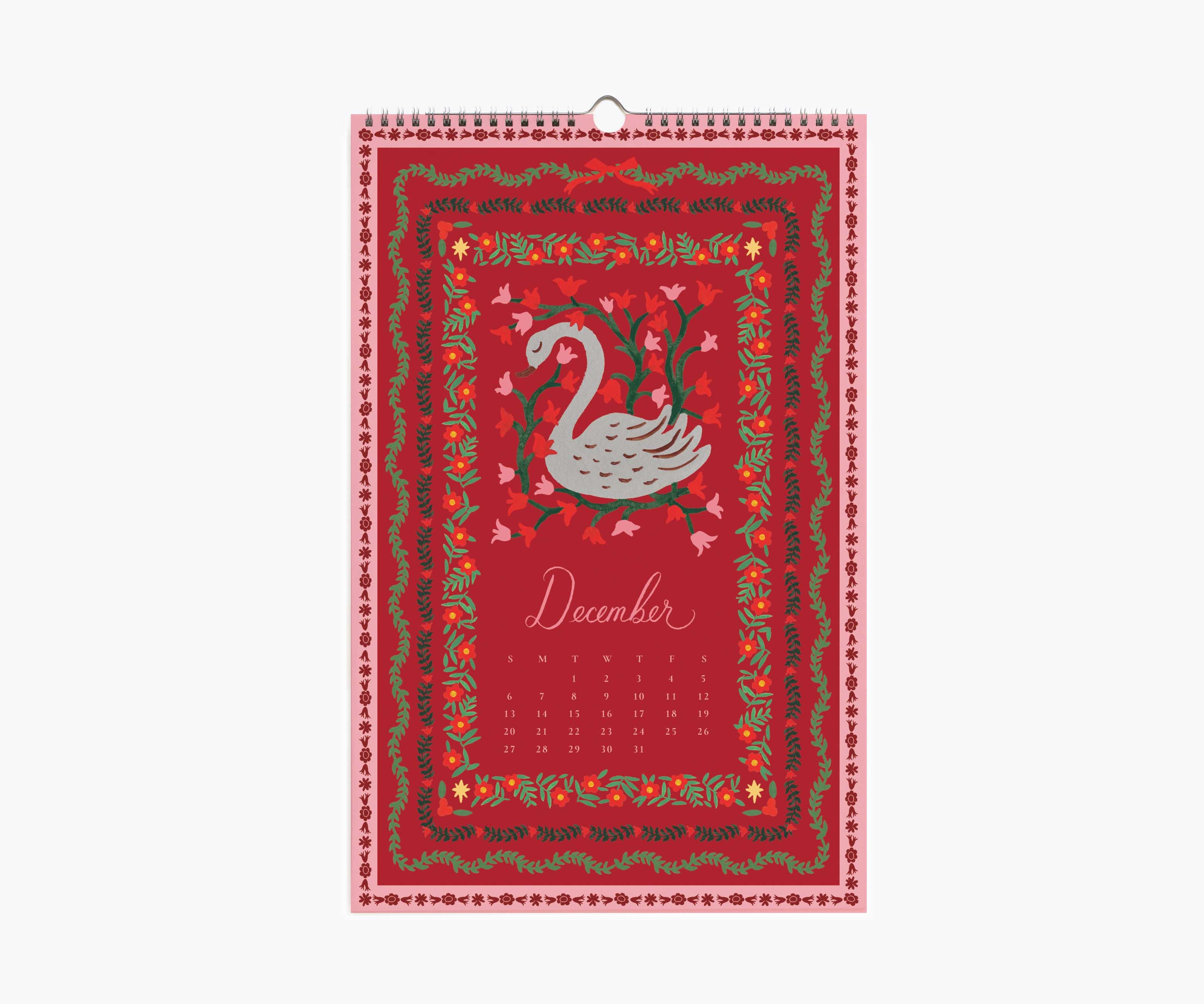 2026 Wall Calendar - Flora