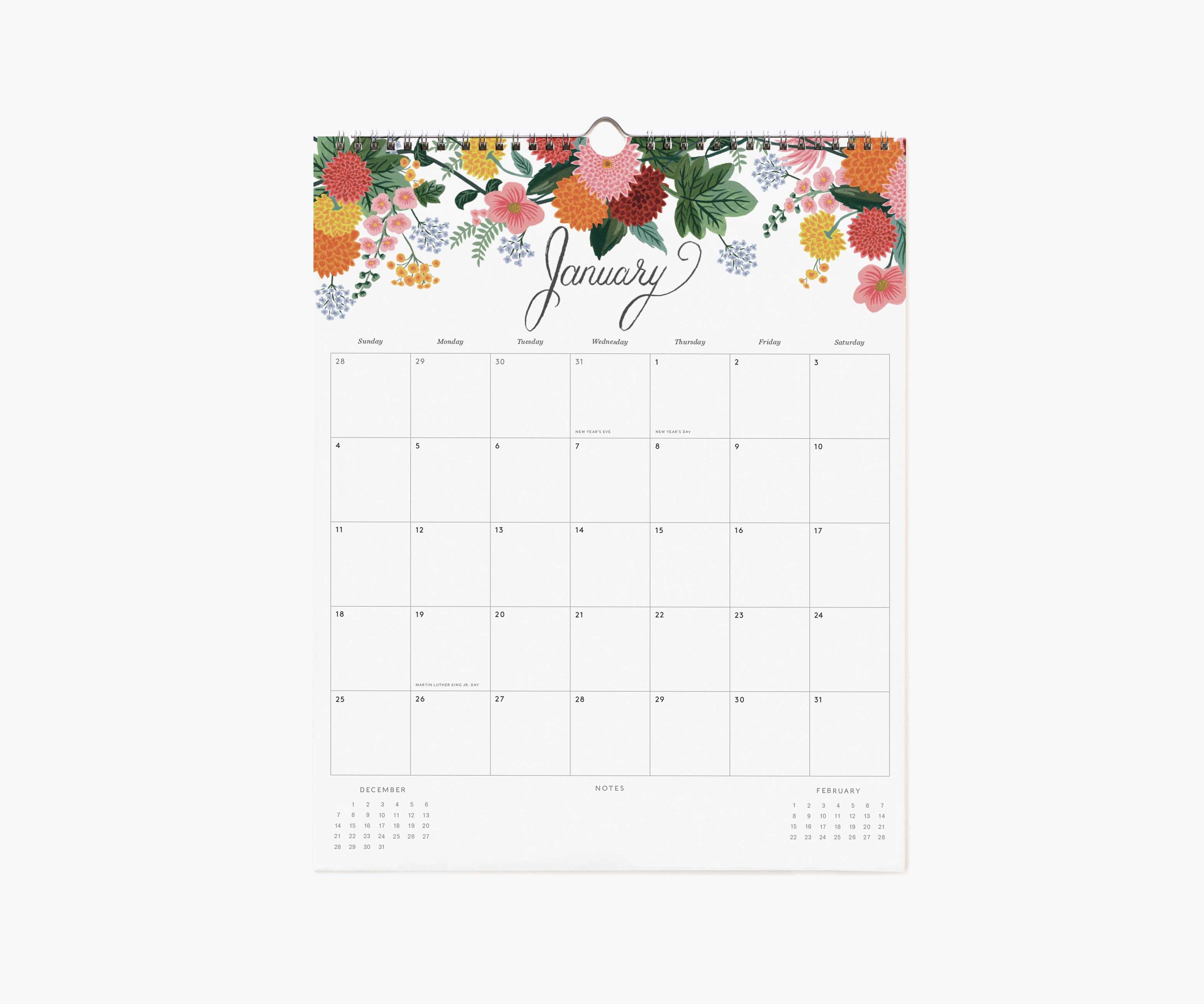 2026 Appointment Calendar - Dahlia