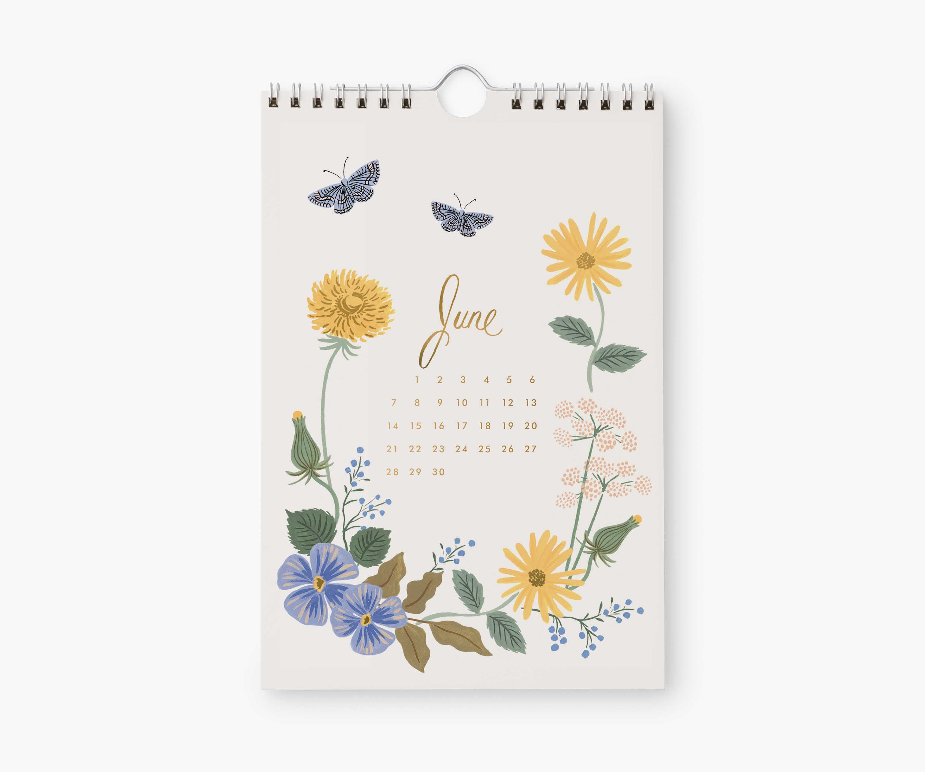 2026 Kitchen Calendar - Strawberry Fields