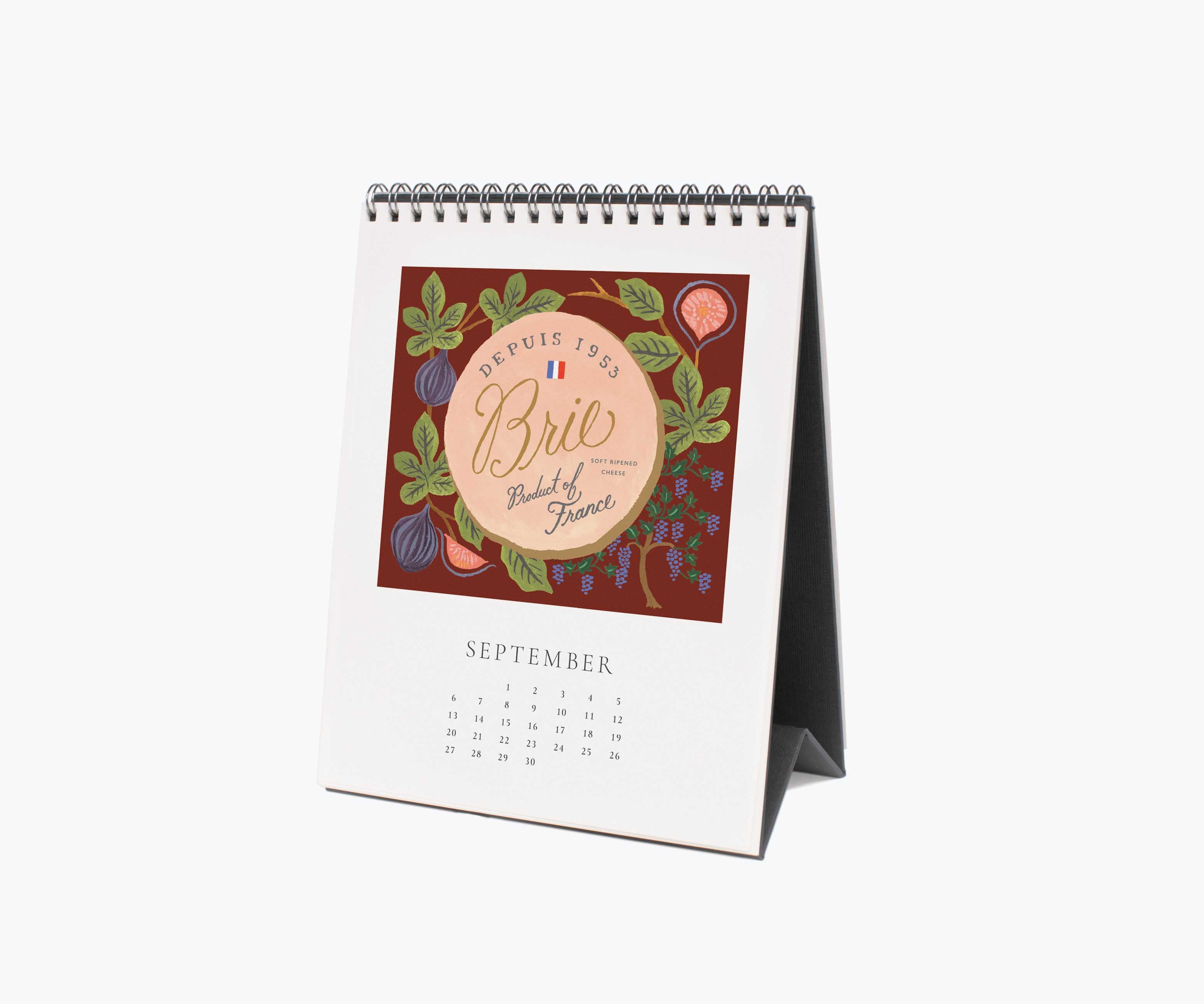 2026 Desk Calendar - Cheese