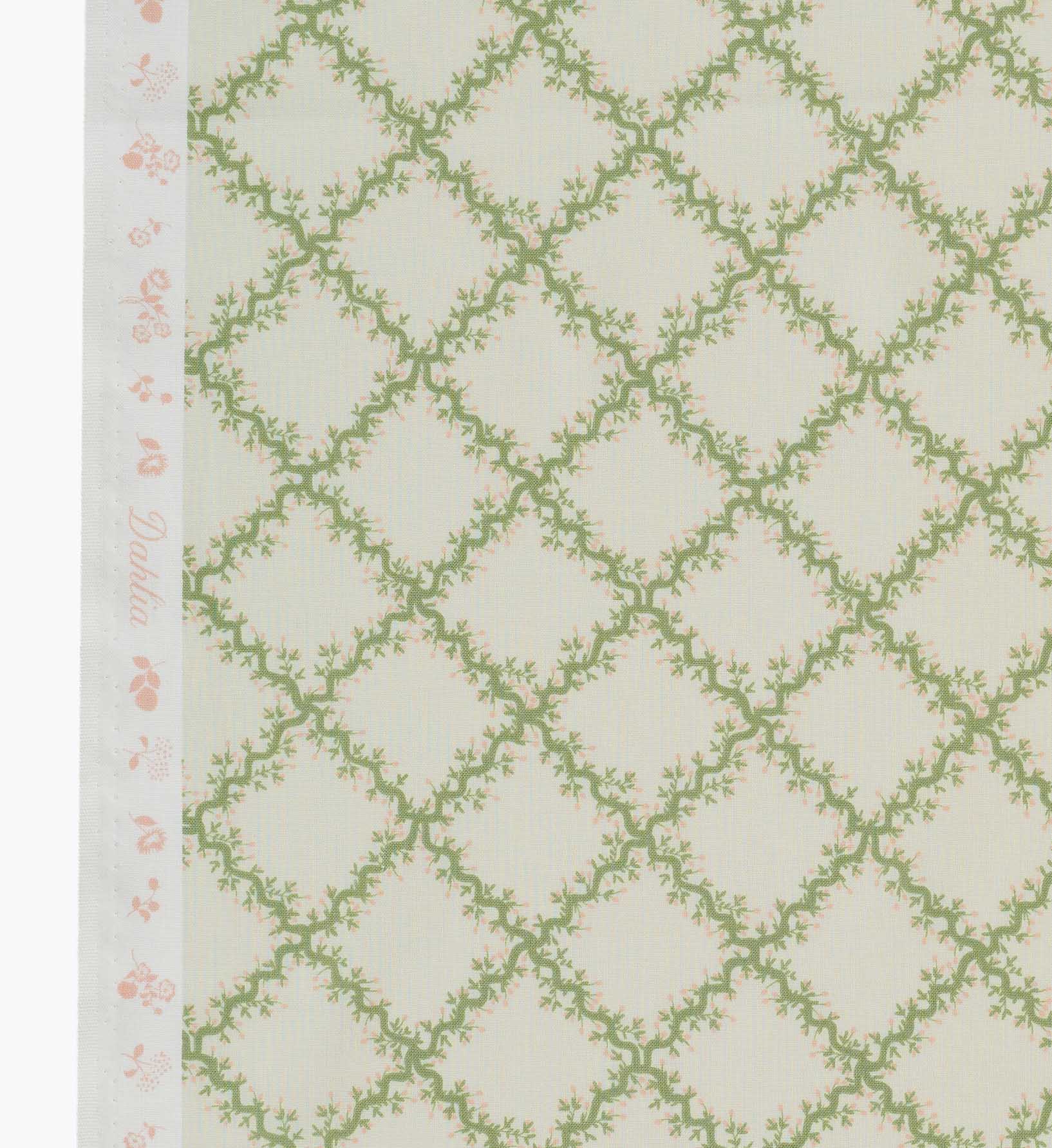Lattice Cotton Fabric - Cream