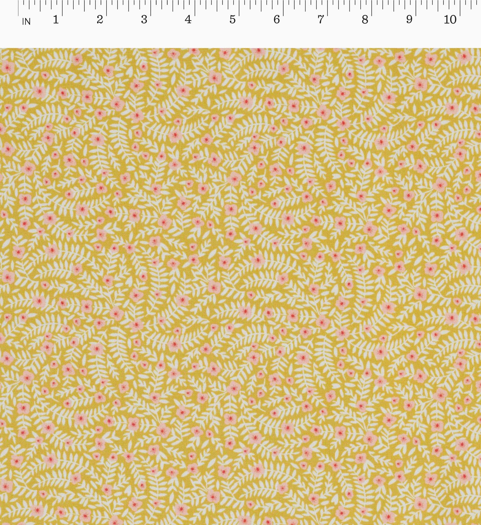 Elodie Cotton Fabric - Yellow