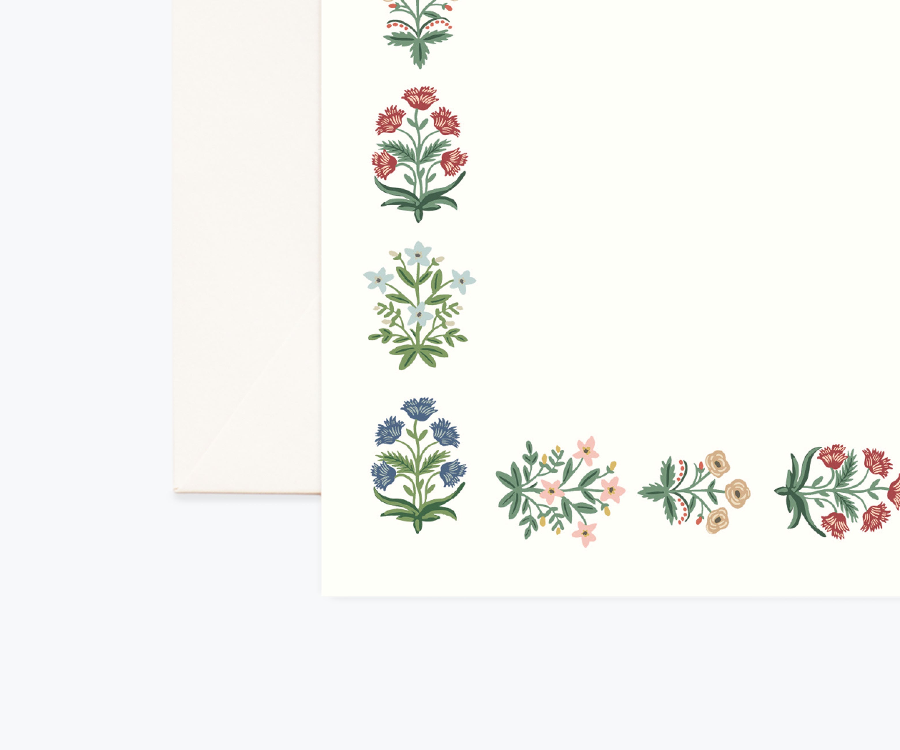 Floral Personalized Stationery  - Mughal Rose