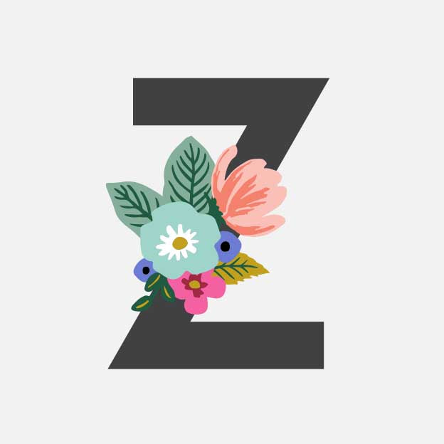 Monogram Personalized Stationery - Z