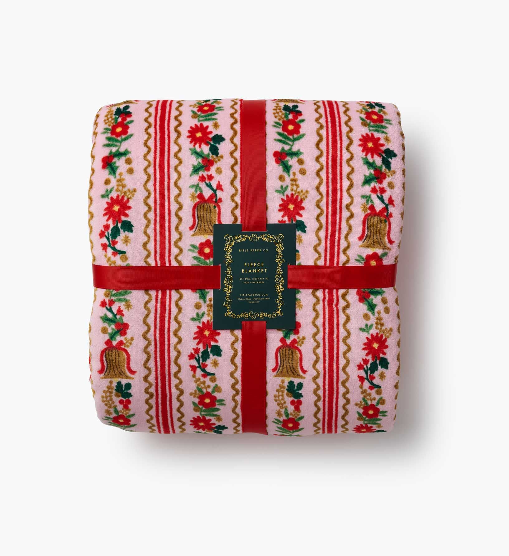 Fleece Blanket - Holly Jolly