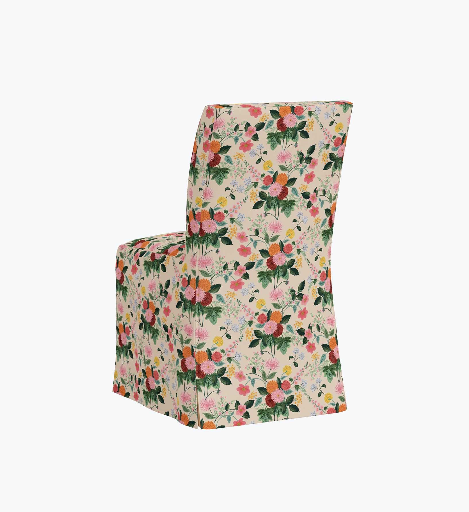 Frances Slipcover Dining Chair - Dahlia