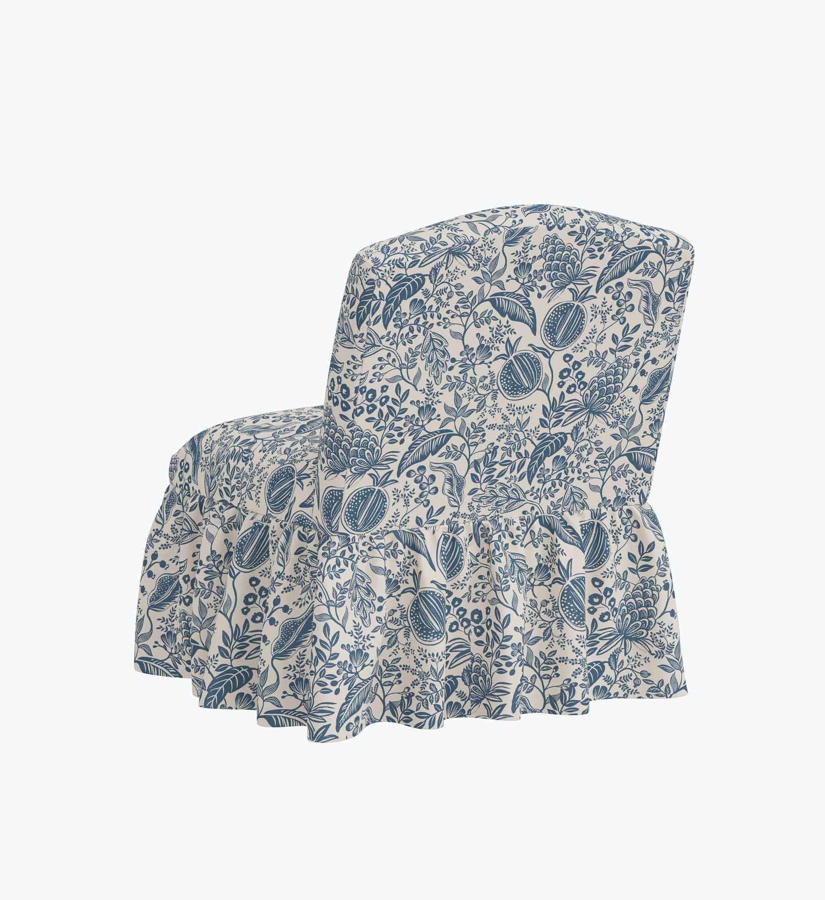 Edie Slipper Chair - Pomegranate