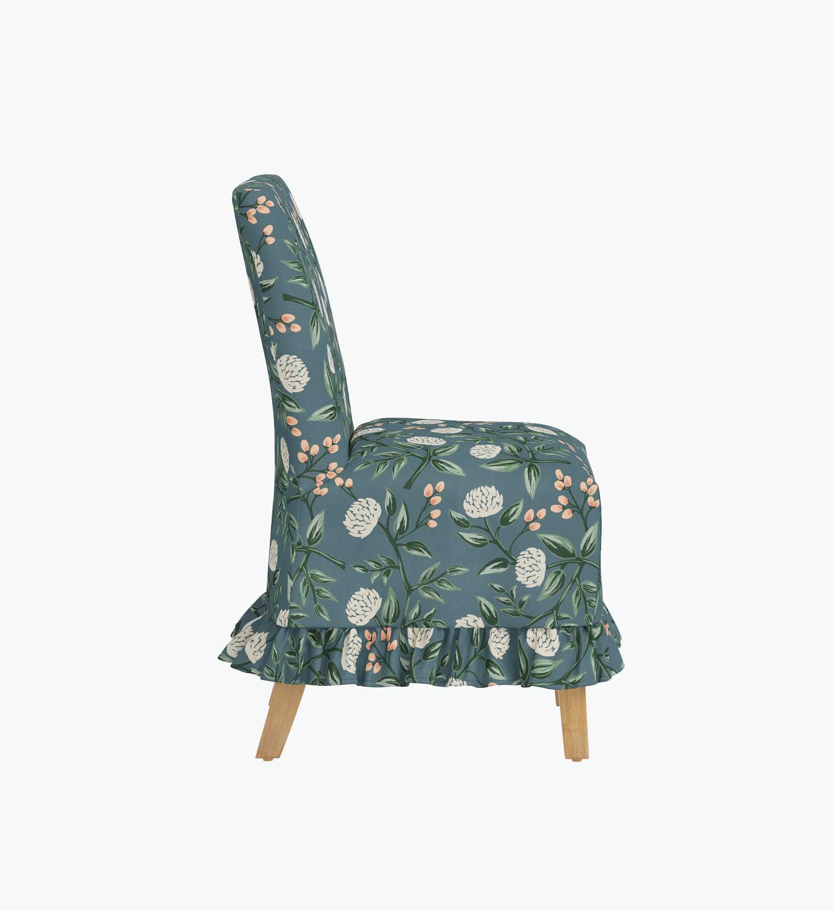 Louise Slipcover Dining Chair - Peonies