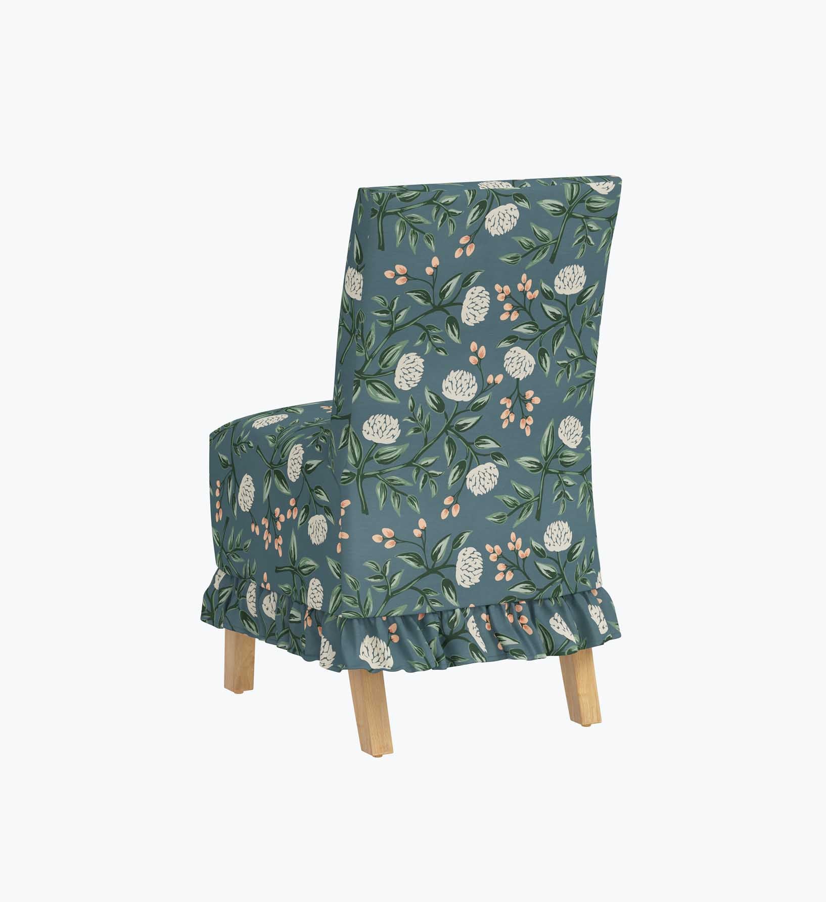 Louise Slipcover Dining Chair - Peonies
