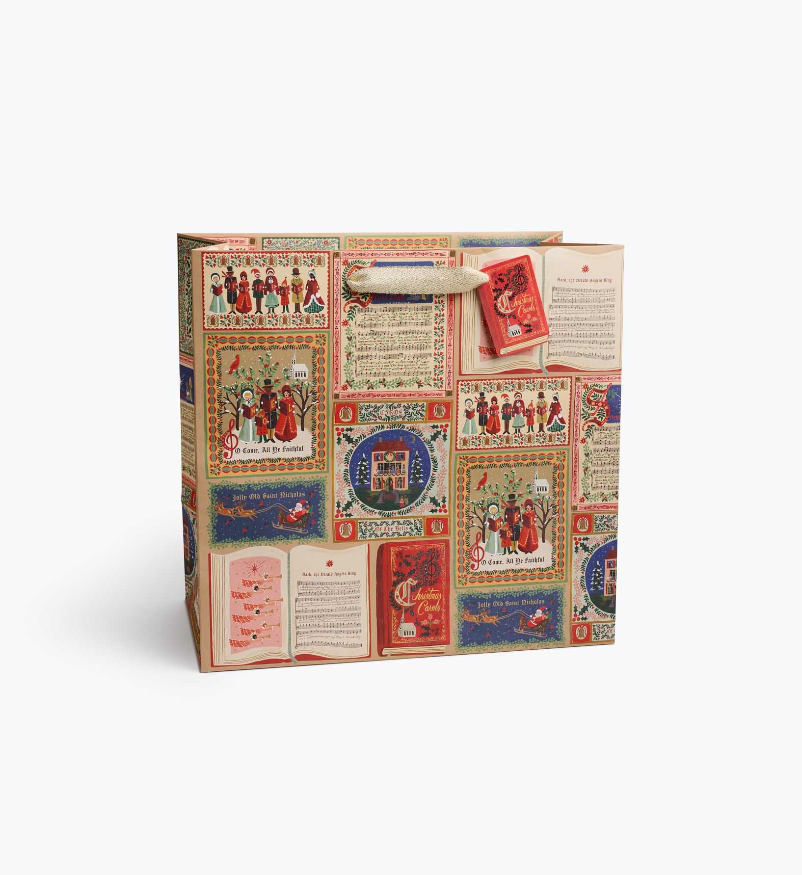 Christmas Carols Large Gift Bag