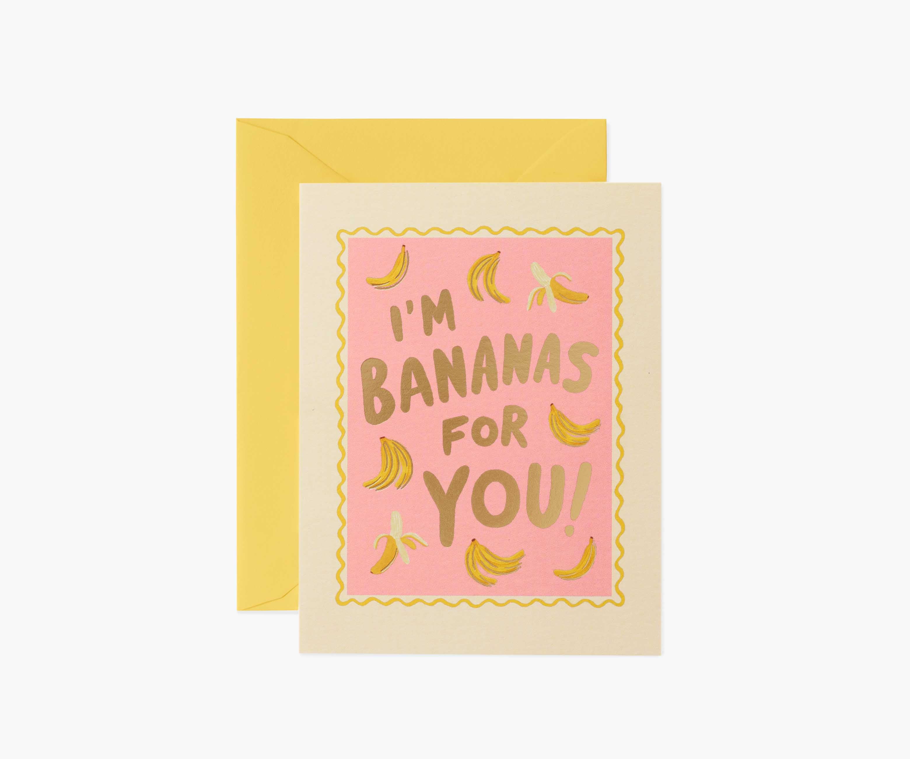 Bananas For You Card