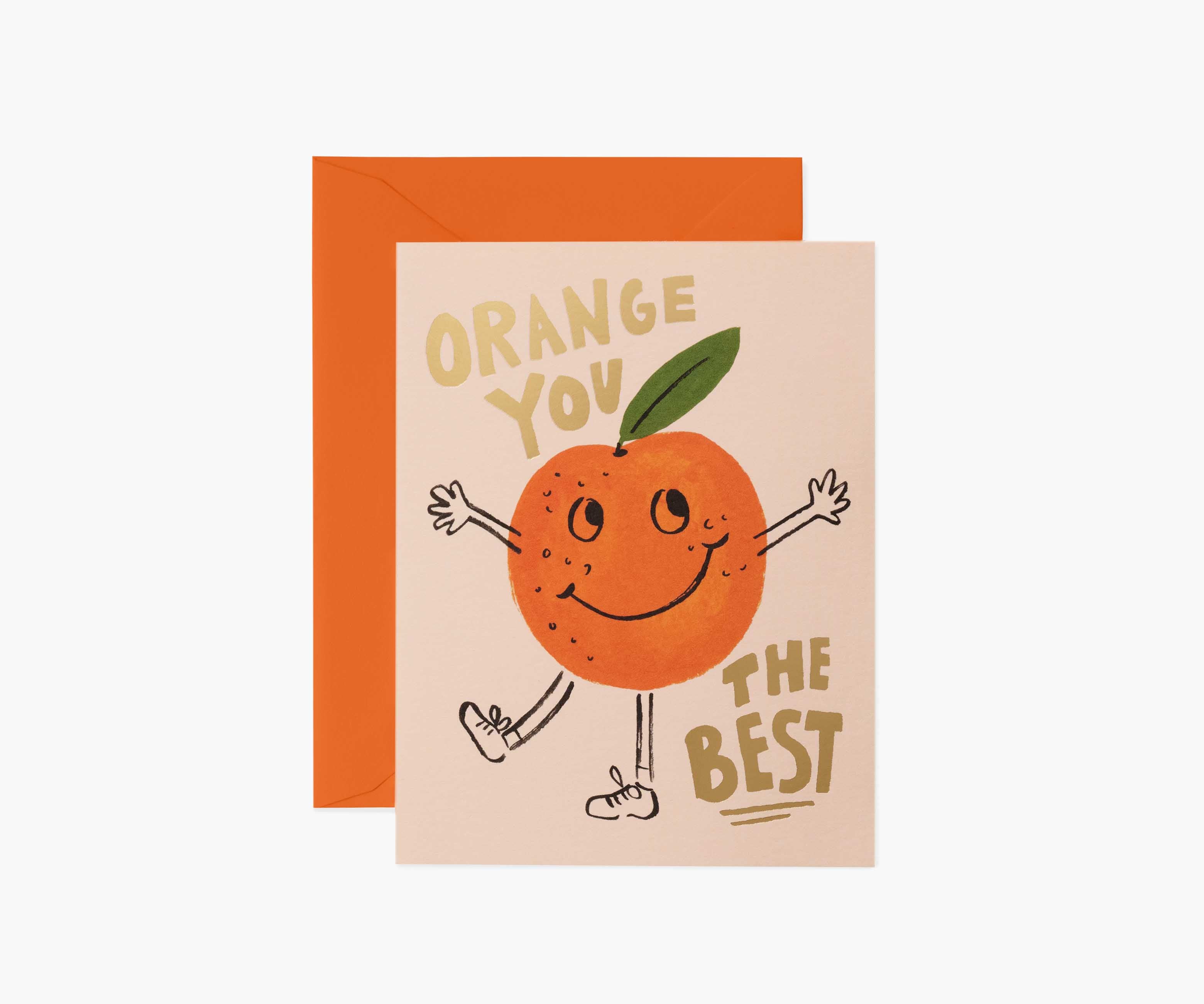 Orange You The Best Card