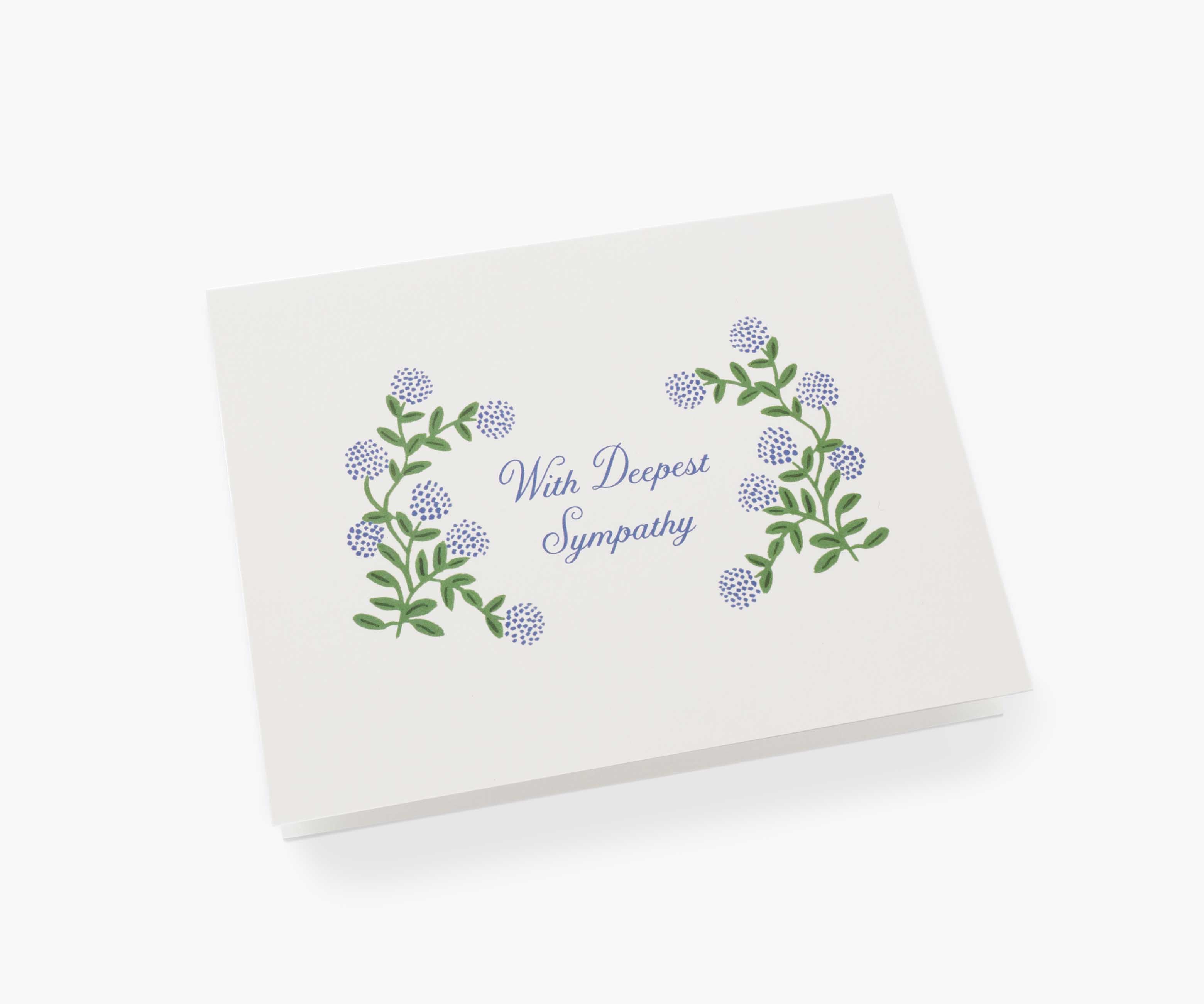 Hydrangea Sympathy Card