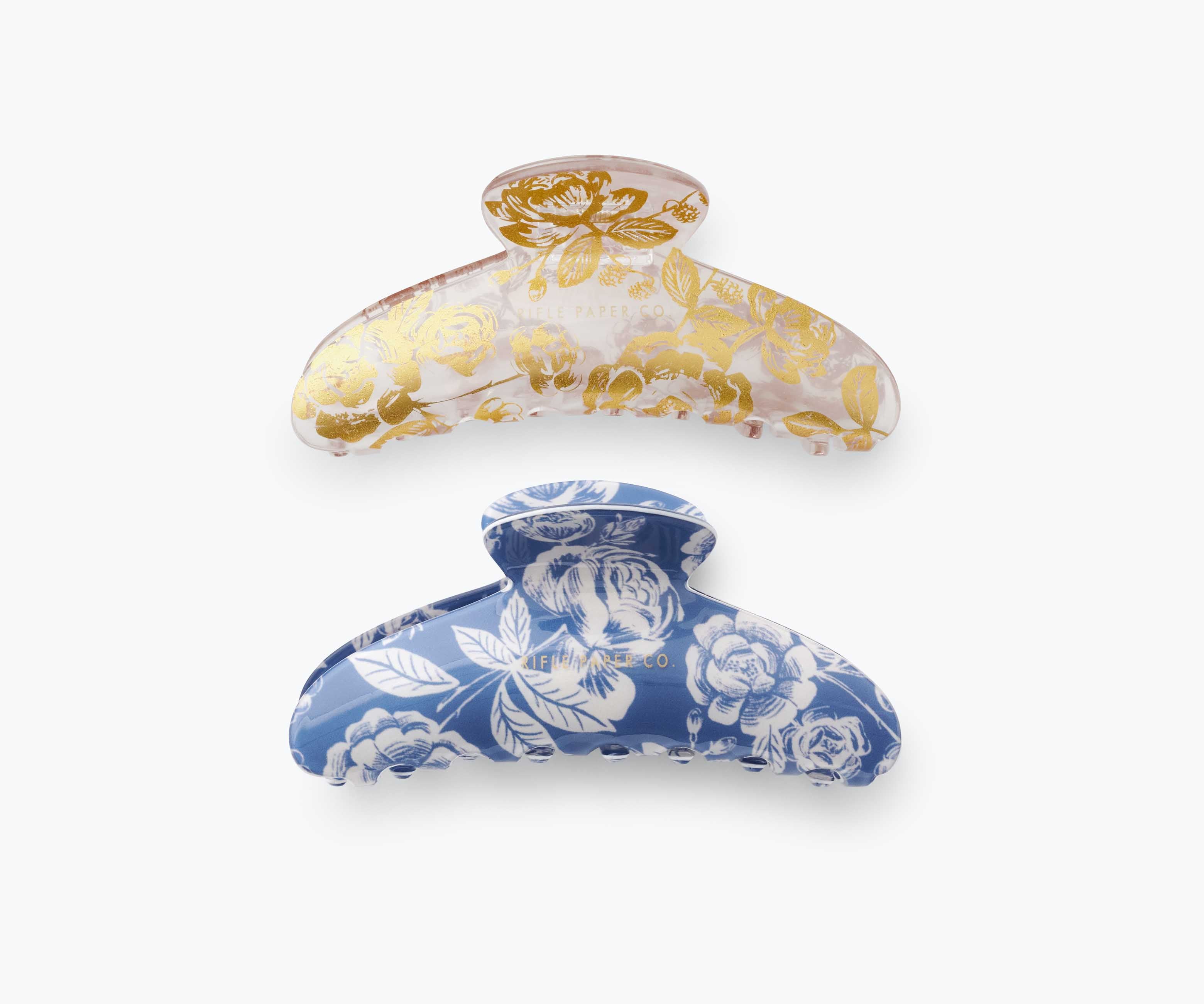 Large Claw Clip Set - English Rose