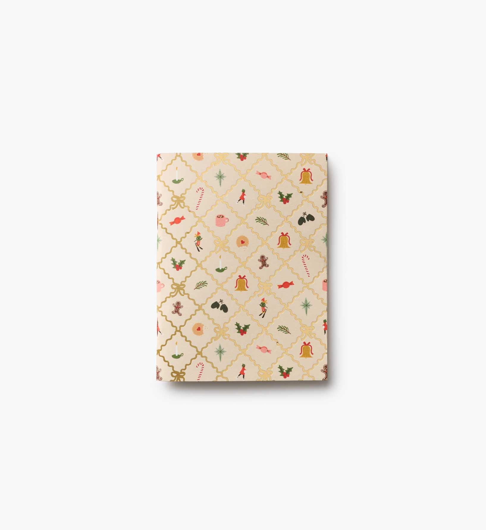 Pocket Notebook Set - Holiday Argyle