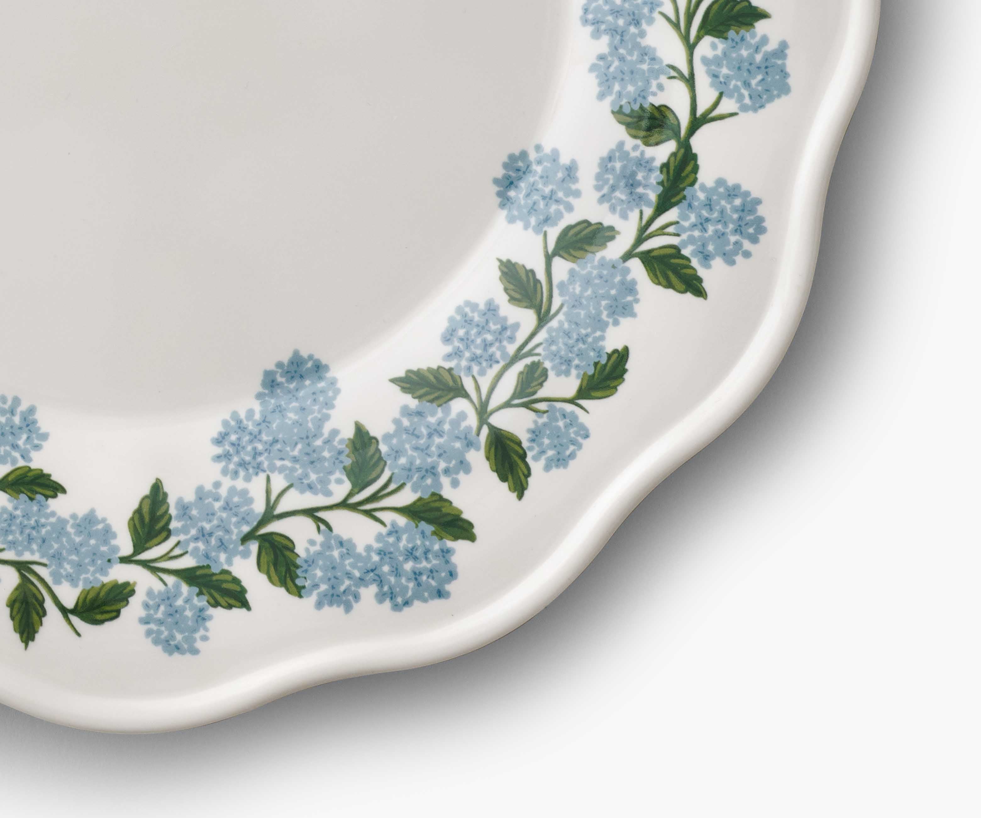 Melamine Assorted Dinner Plates - Hydrangea