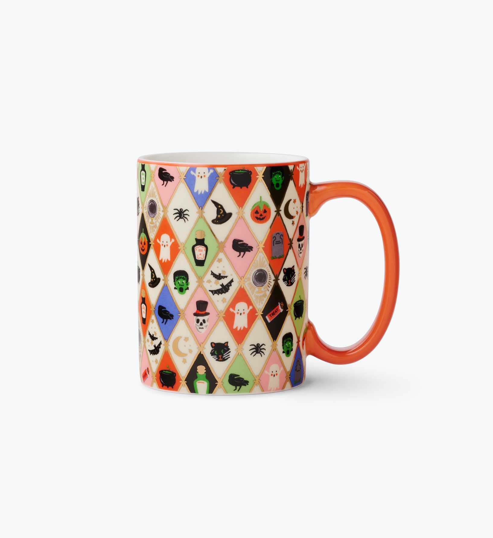 Porcelain Mug - Halloween Argyle
