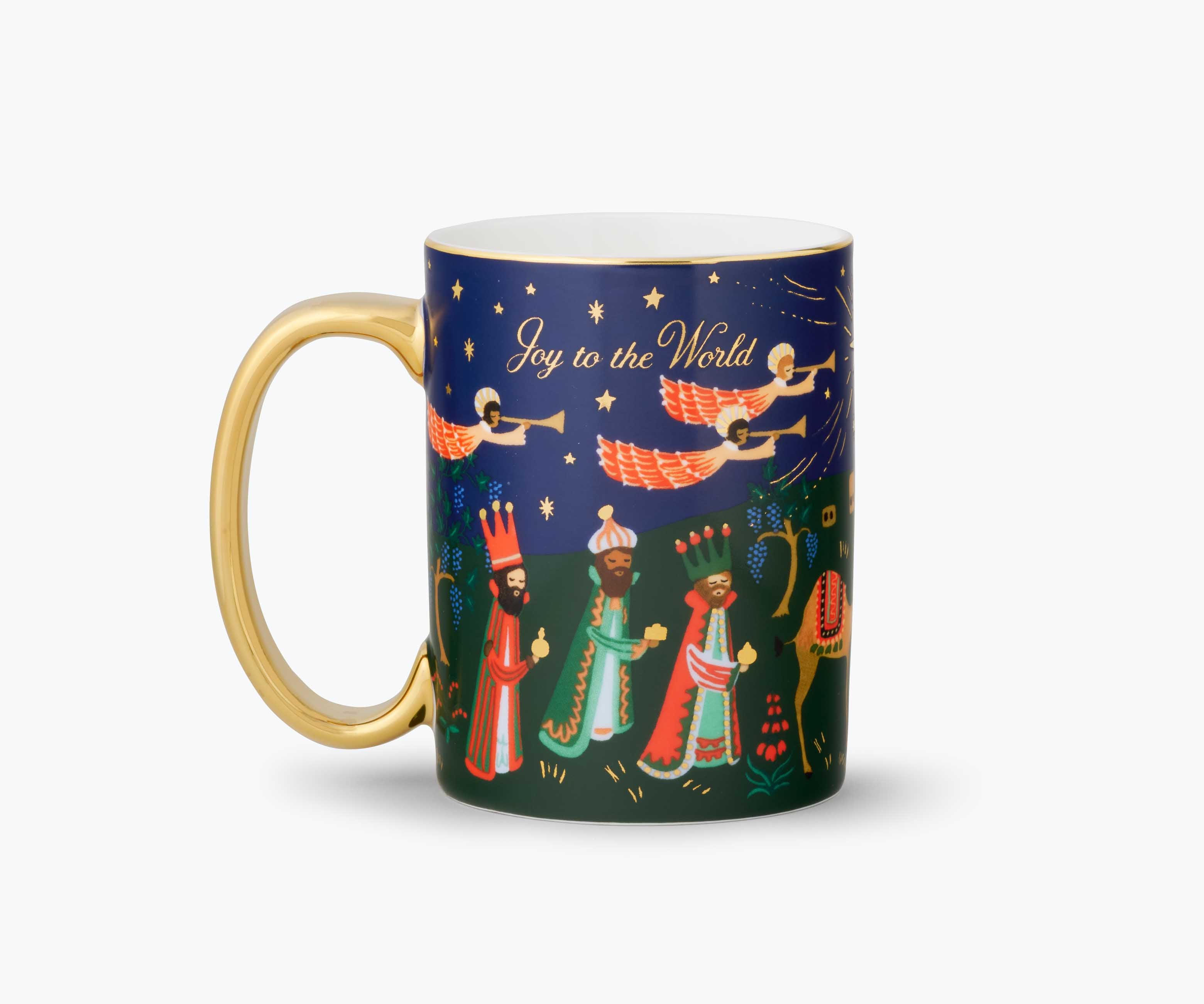 Holiday Porcelain Mug - Nativity Scene