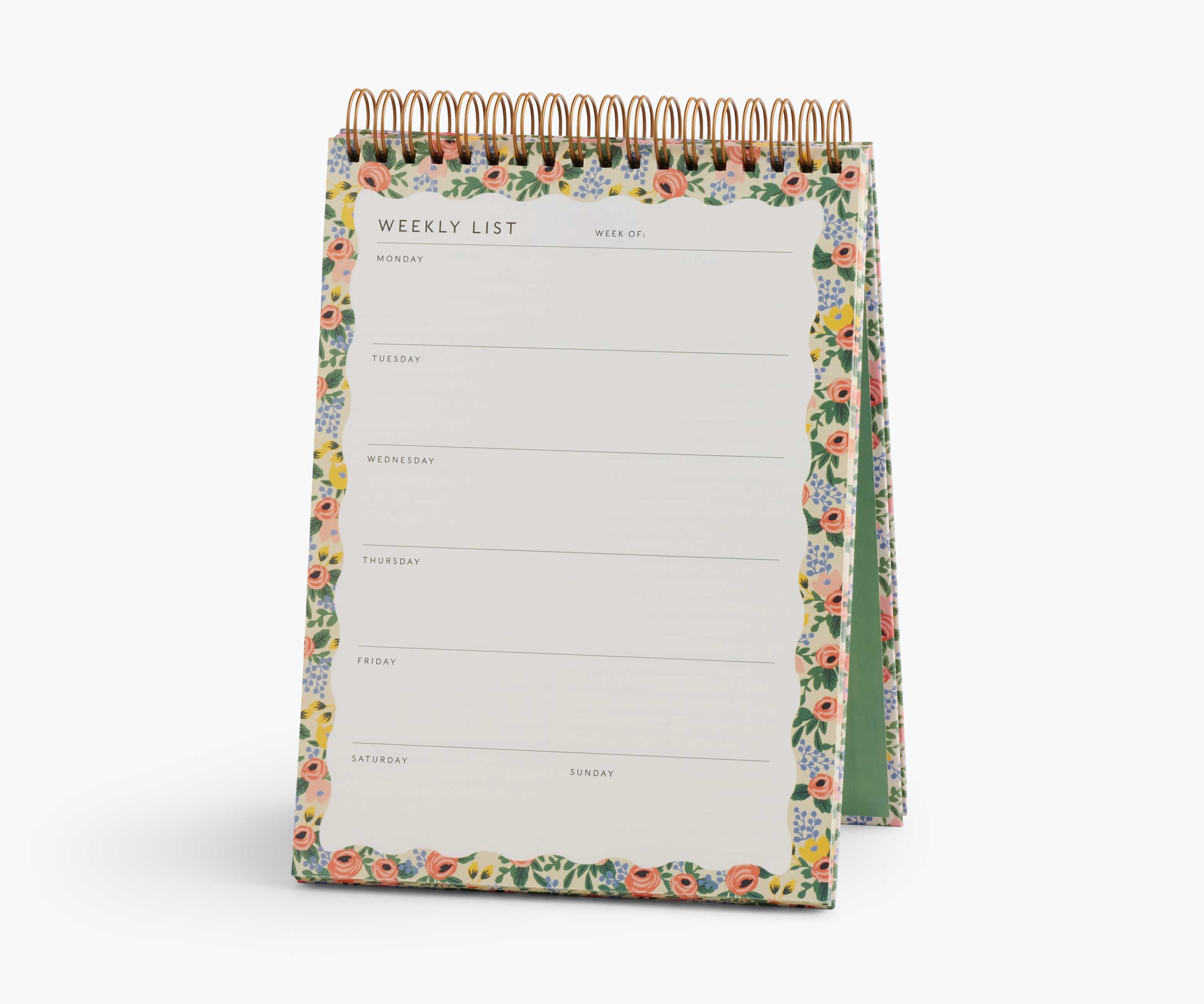Desktop Weekly Planner - Rosa