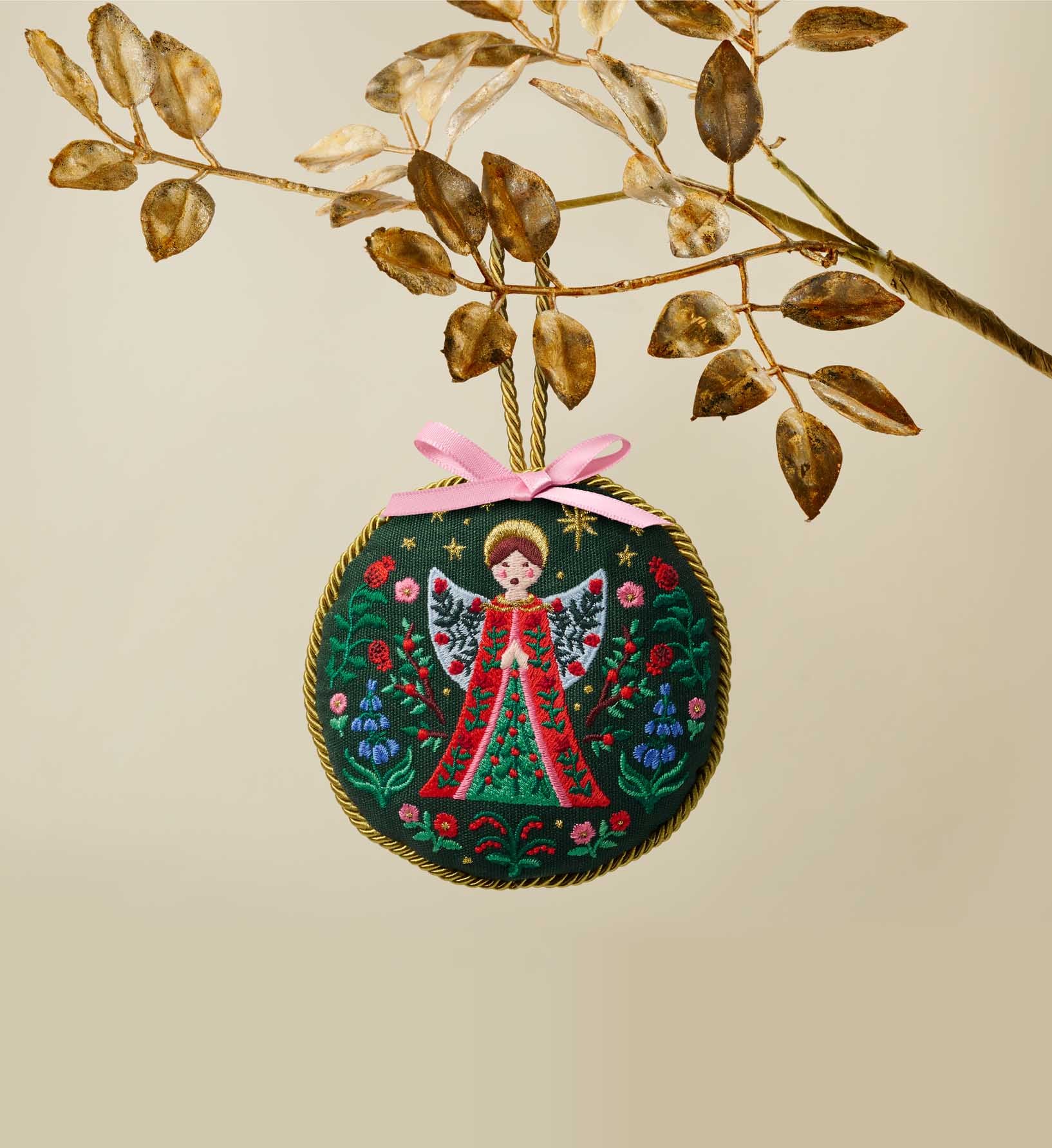 Embroidered Ornament - Angel