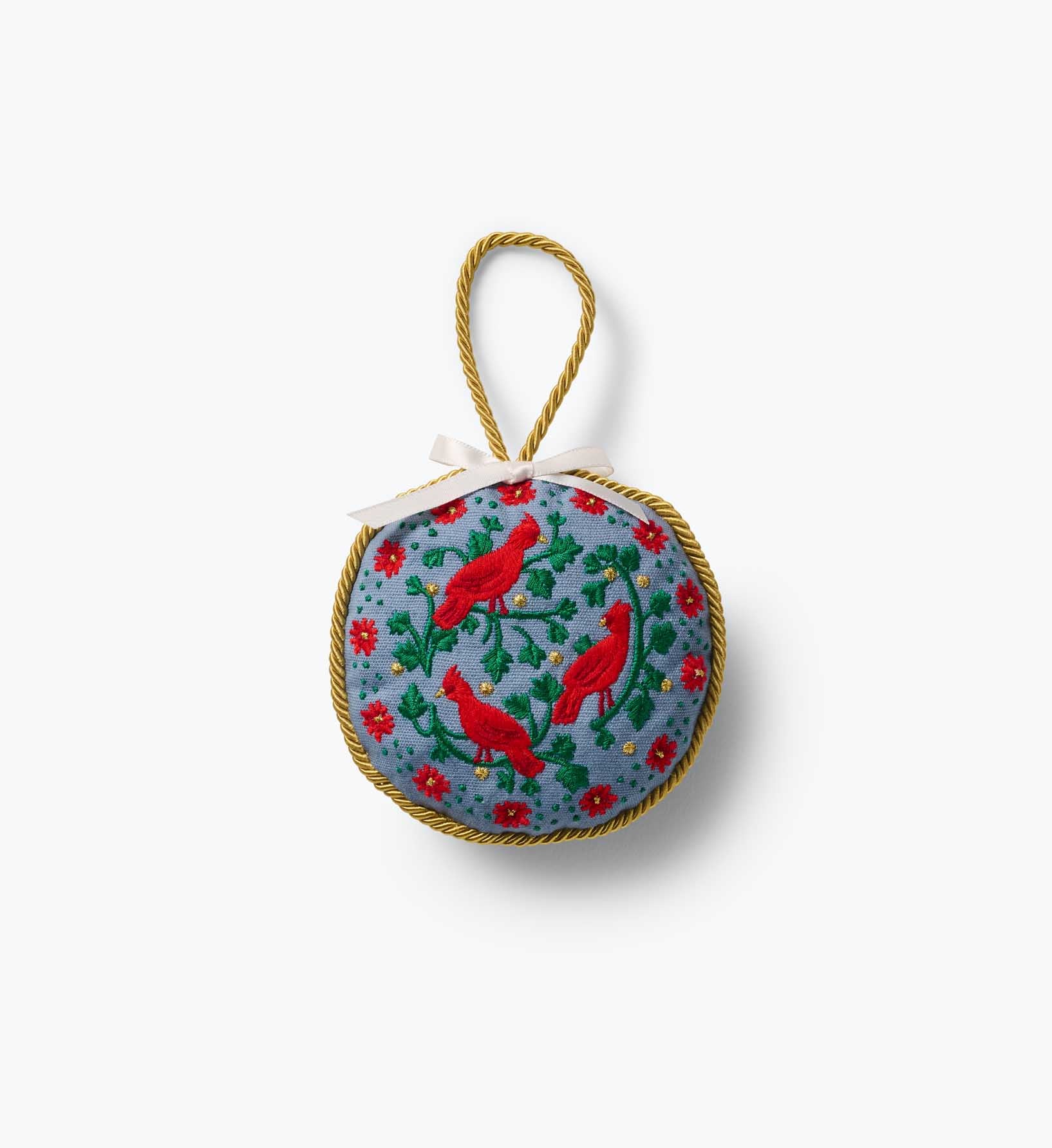 Embroidered Ornament Set - Christmastide
