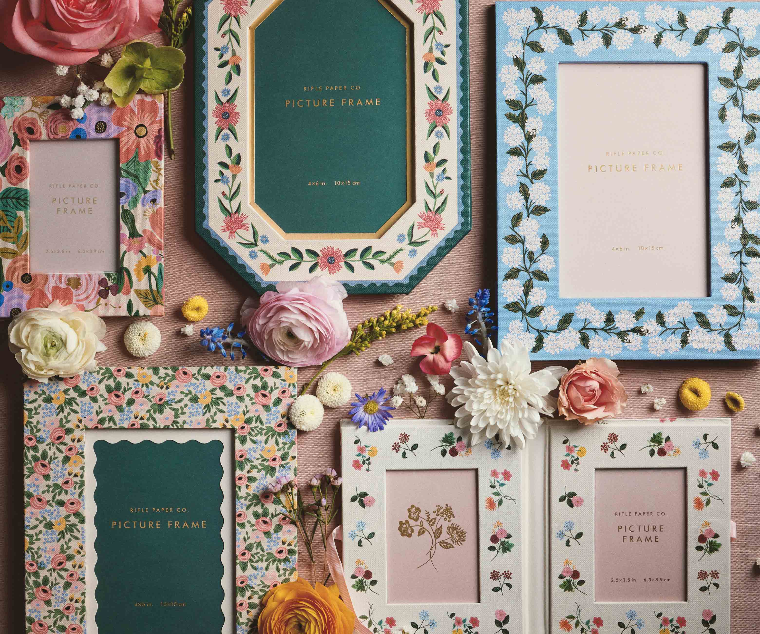 Wallet Paper Wrapped Picture Frame - Garden Party