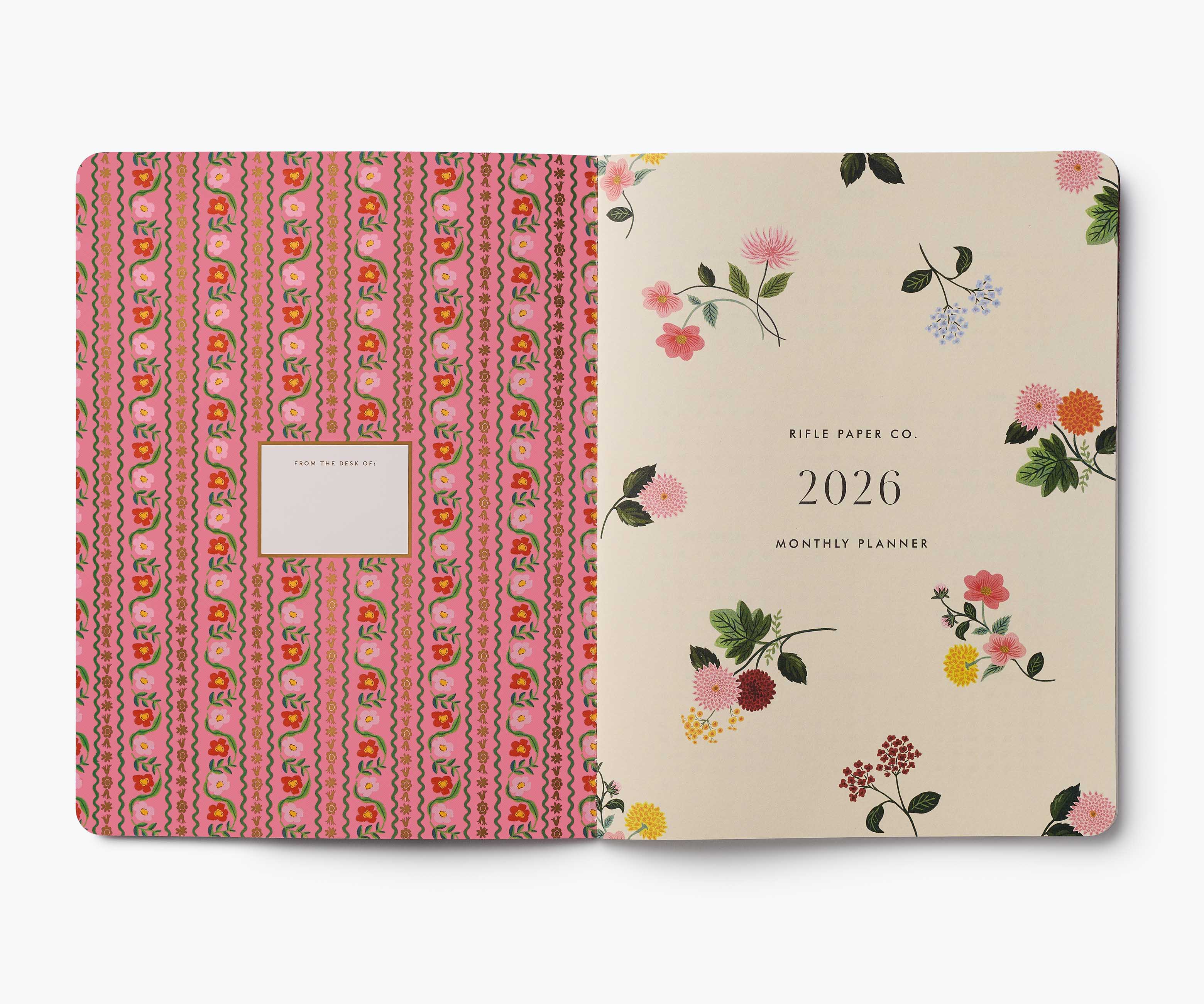 2026 12-Month Appointment Notebook - Dahlia