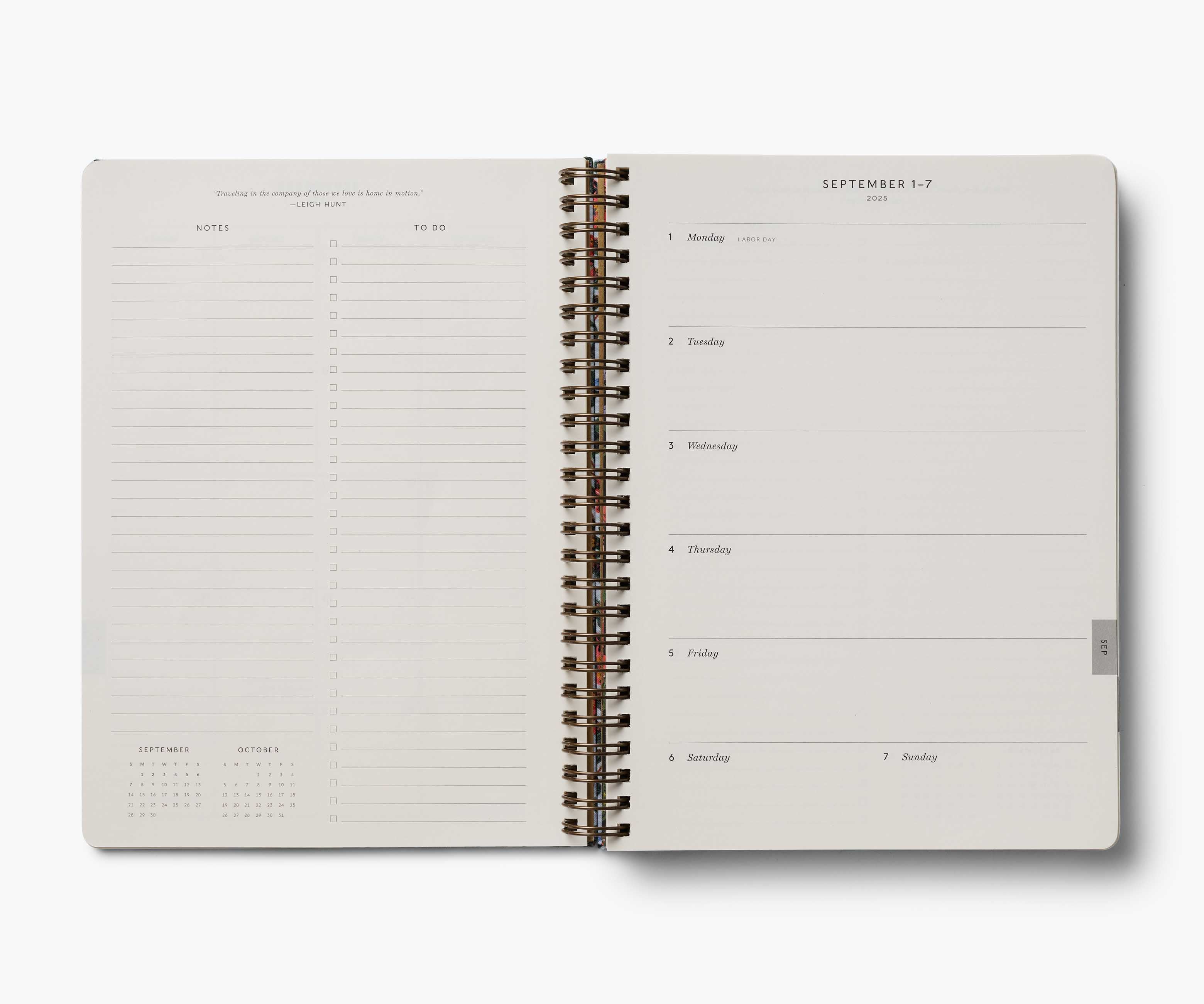 2025-2026 17-Month Academic Softcover Spiral Planner - Gracie