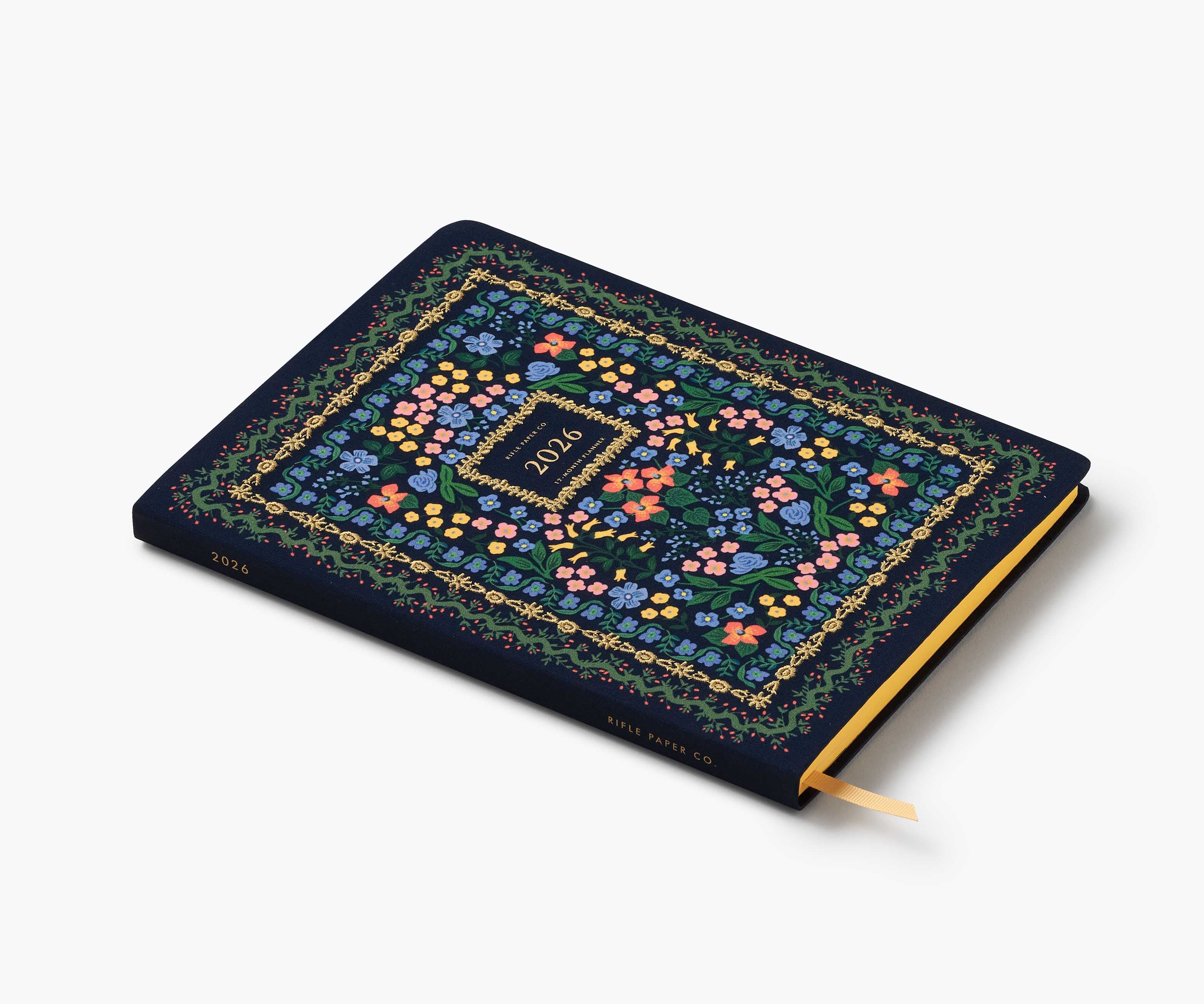 2026 12-Month Embroidered Bookbound Planner - Wildwood