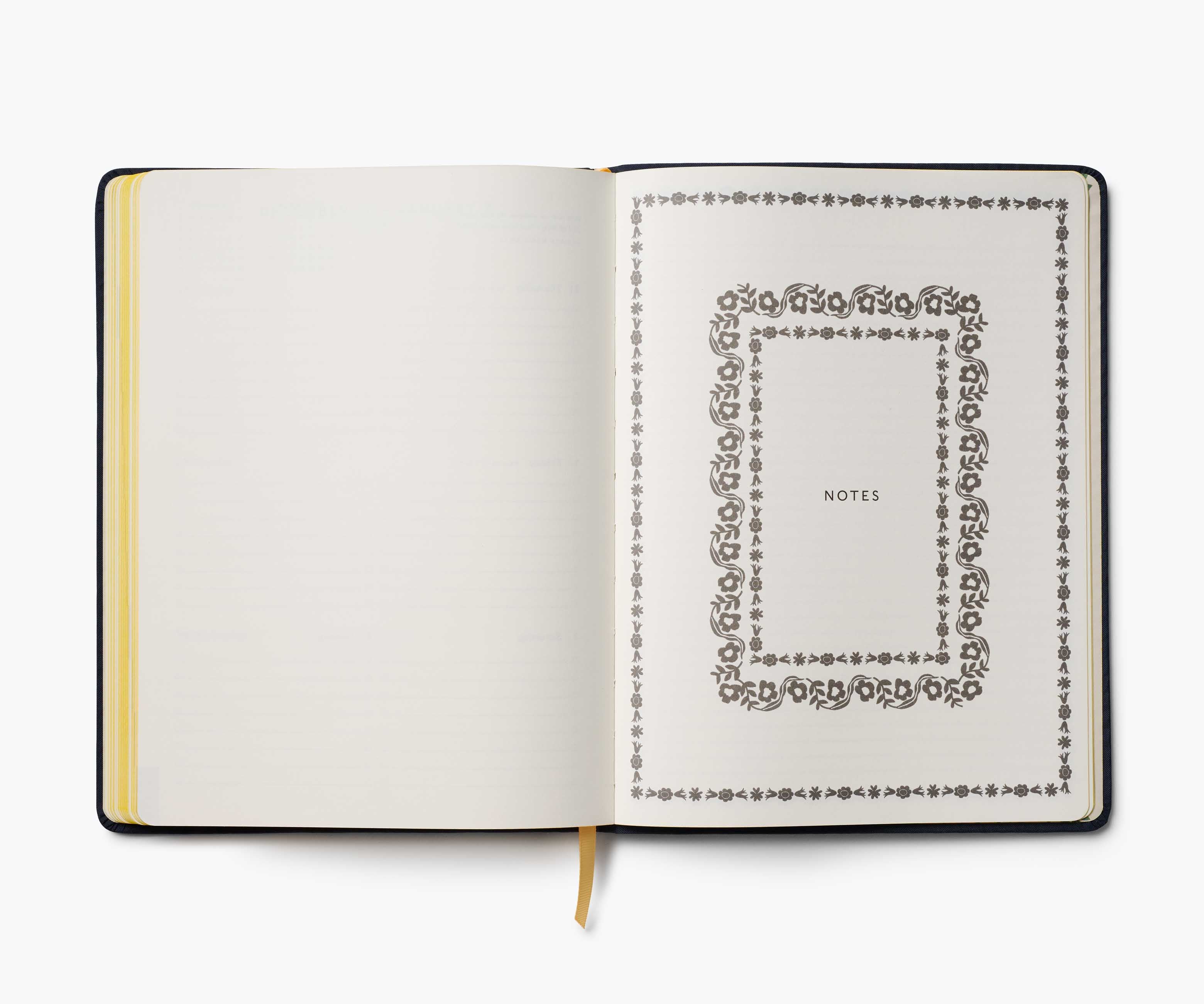 2026 12-Month Embroidered Bookbound Planner - Wildwood