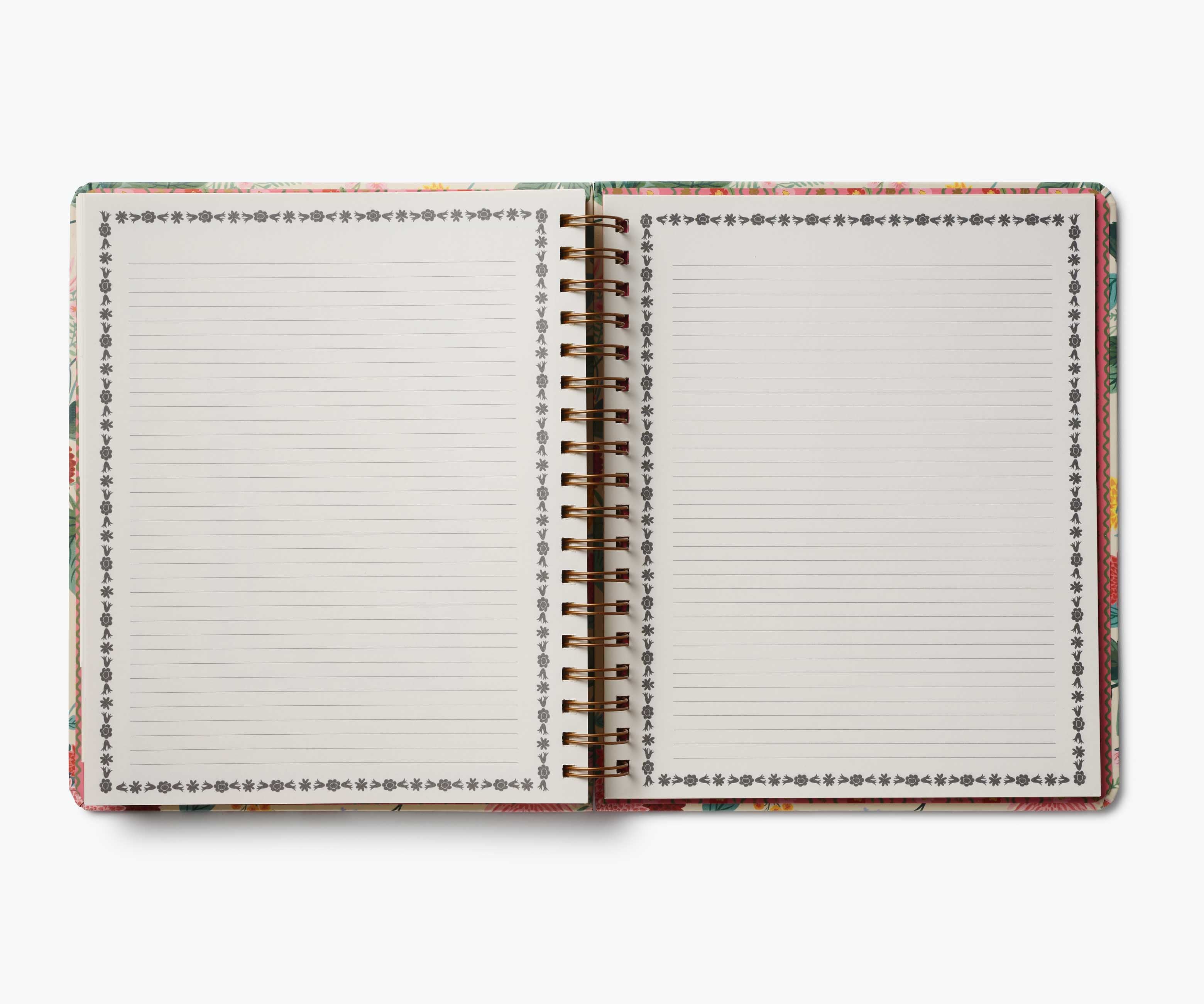 2025-2026 17-Month Academic Hardcover Spiral Planner - Dahlia