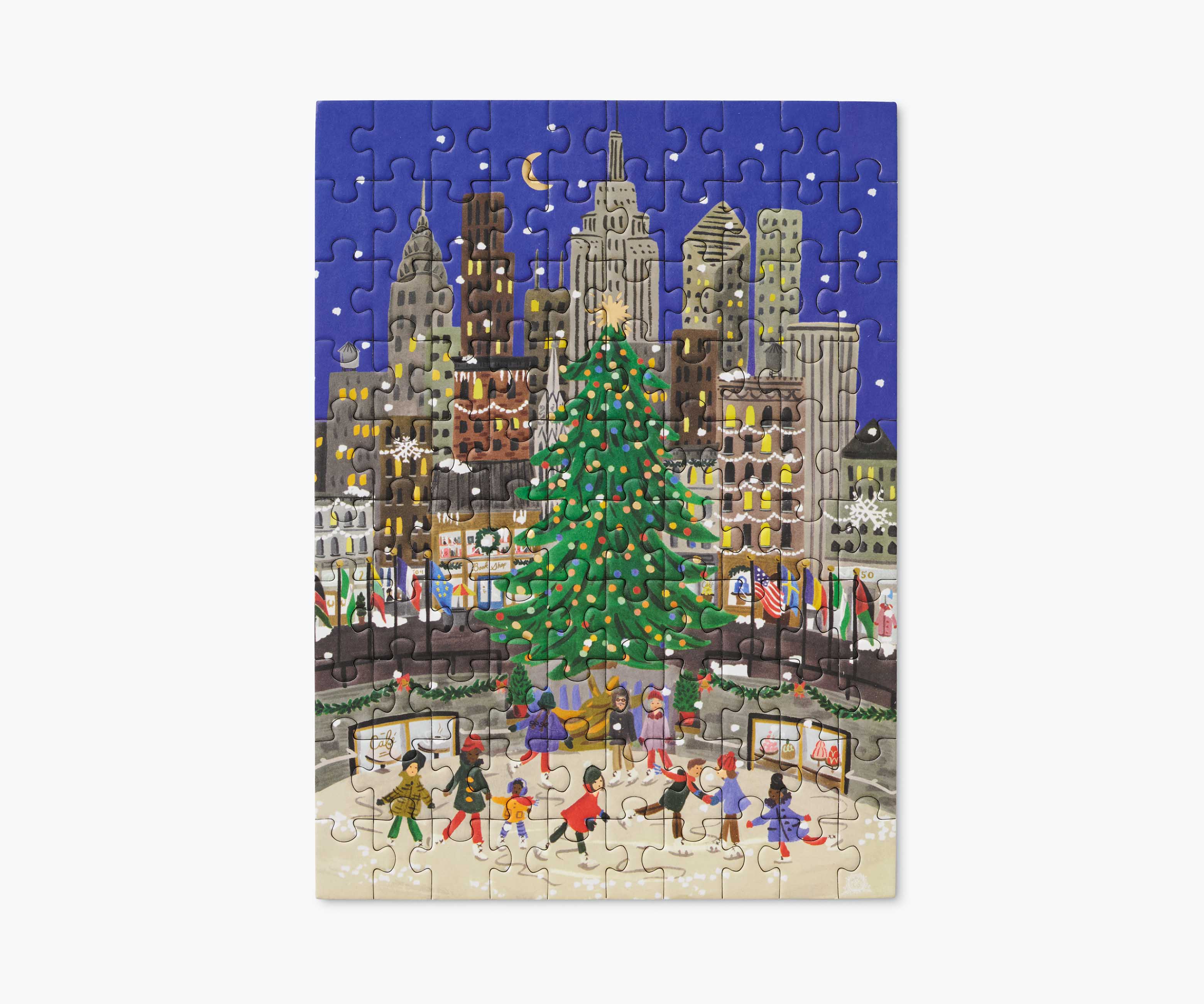 Mini Holiday Jigsaw Puzzle - Holiday On Ice