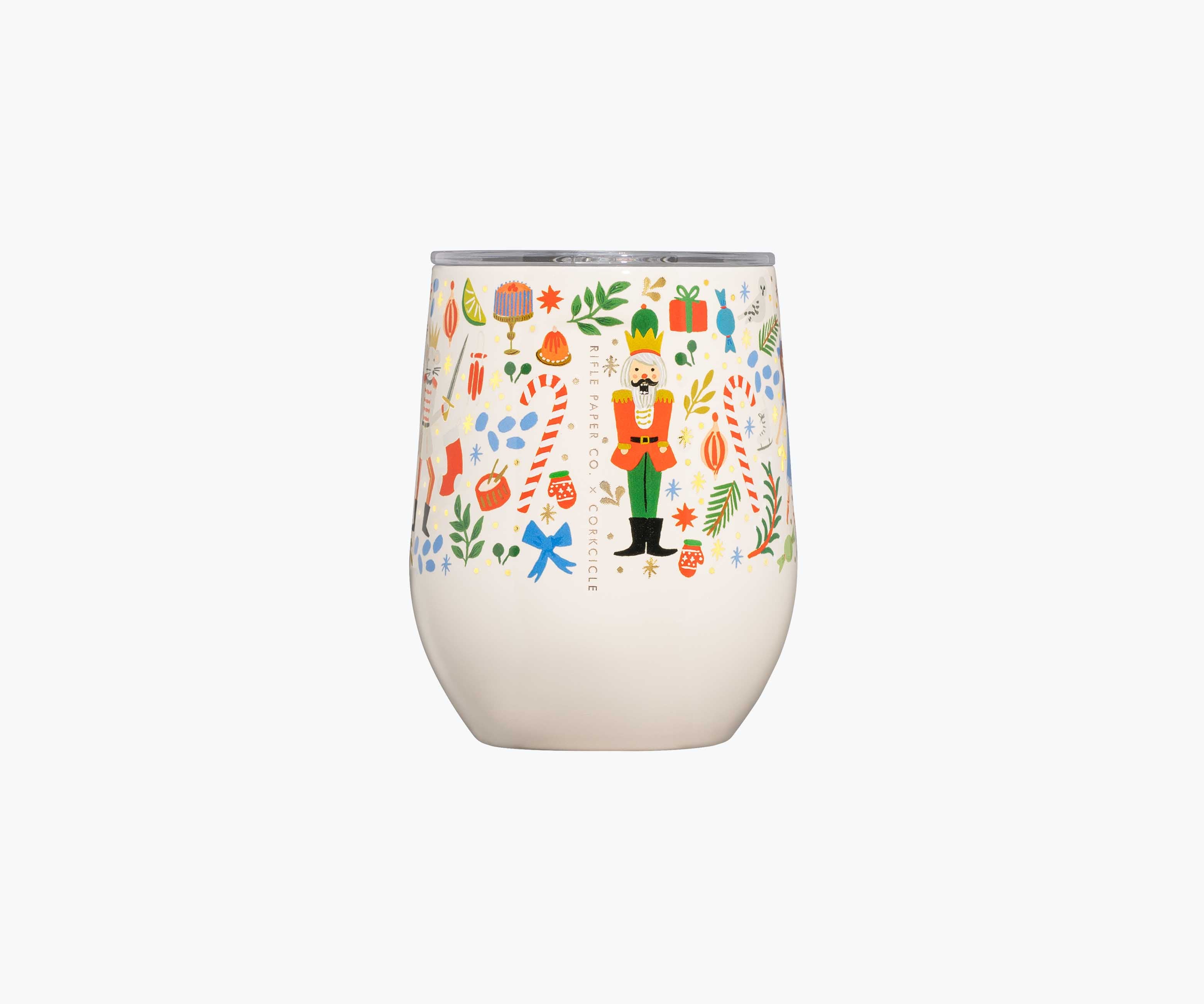 Stemless Wine Cup - Nutcracker