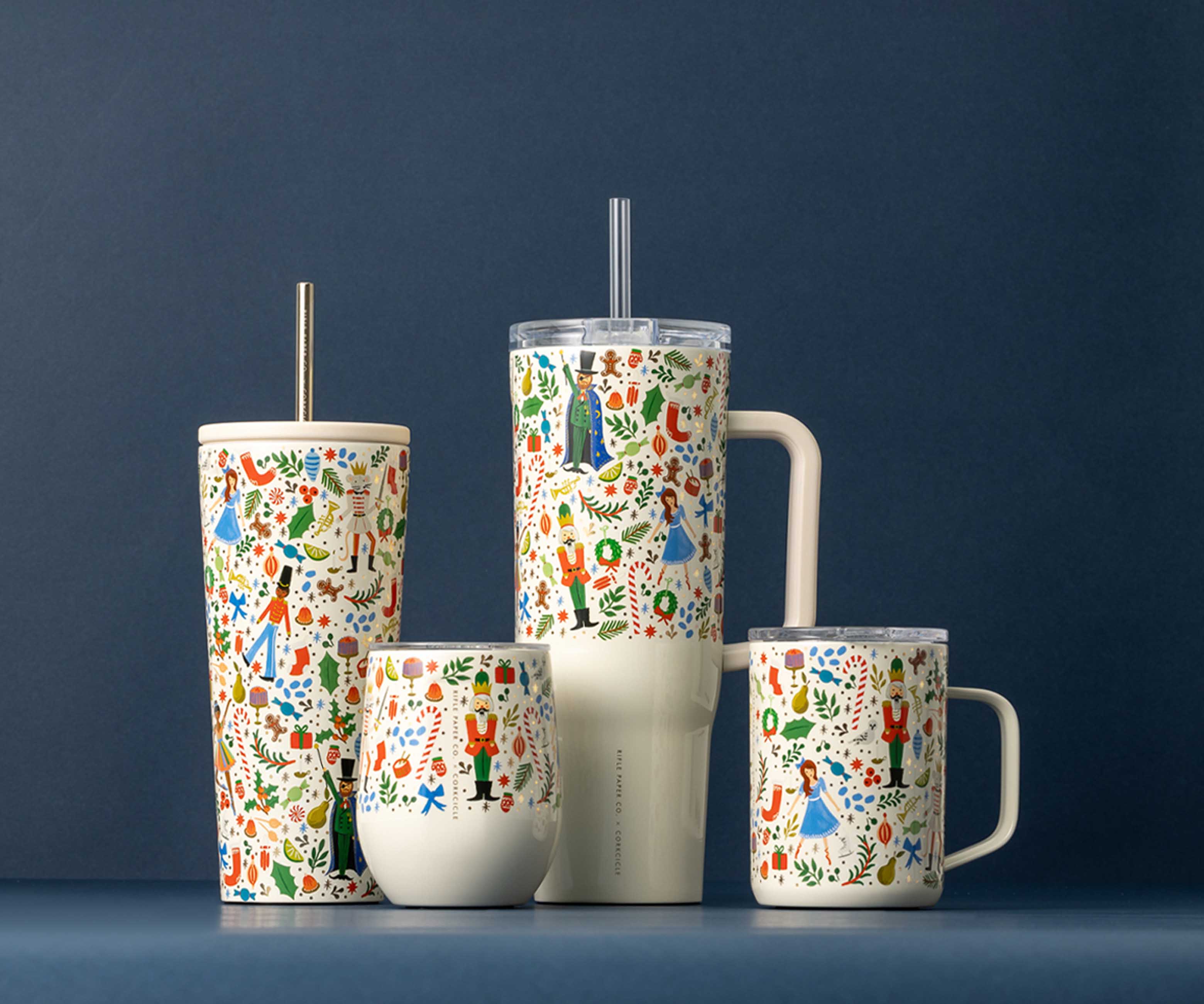 Stemless Wine Cup - Nutcracker