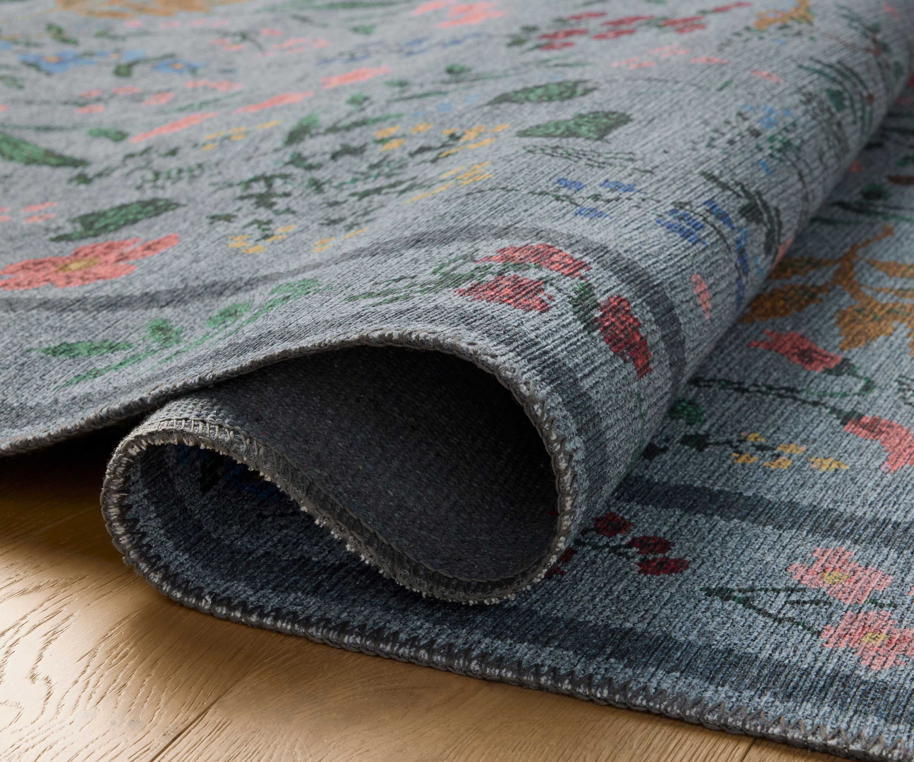 Wildwood Printed Rug - Wildwood Blue