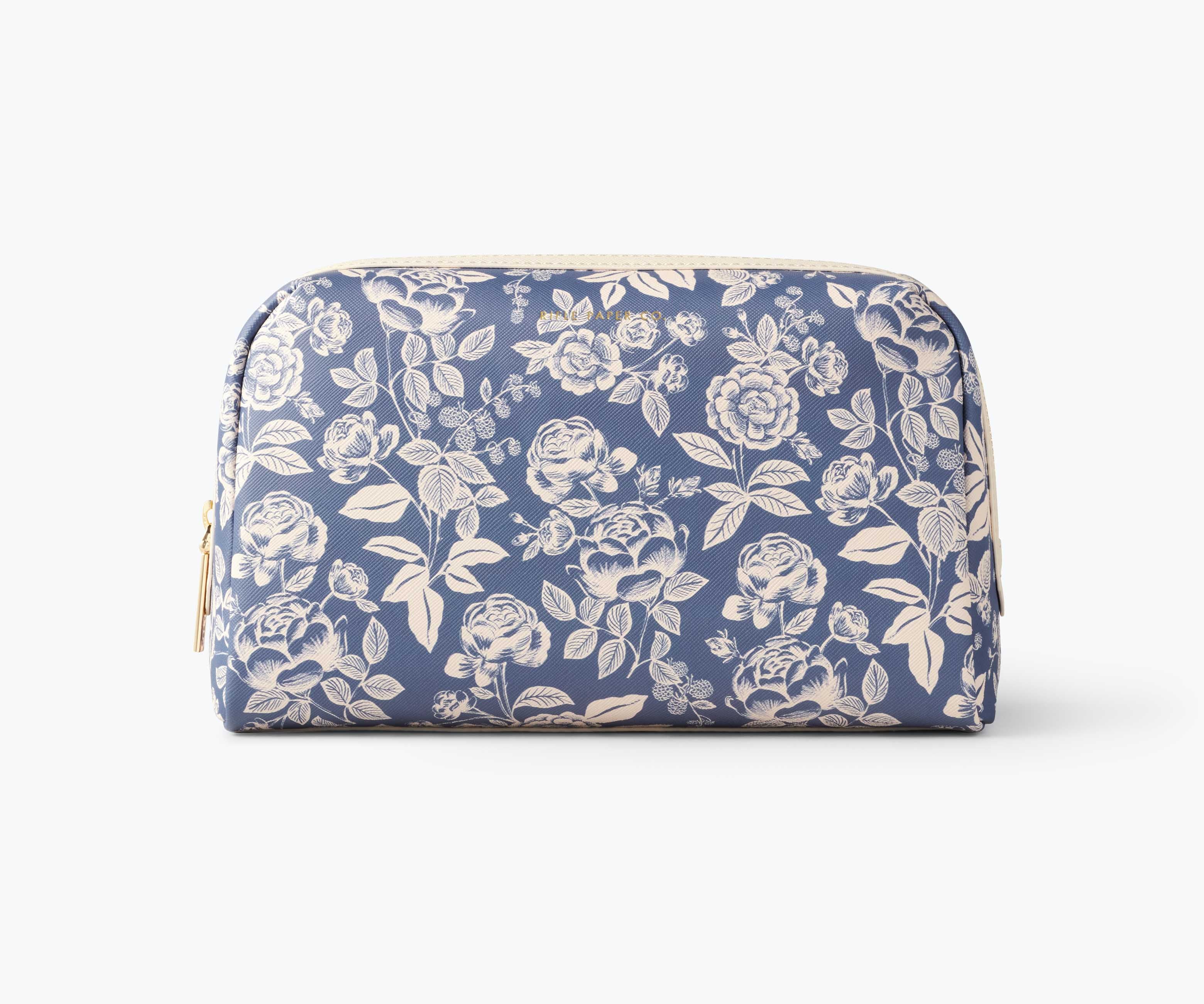 Large Cosmetic Pouch - English Rose