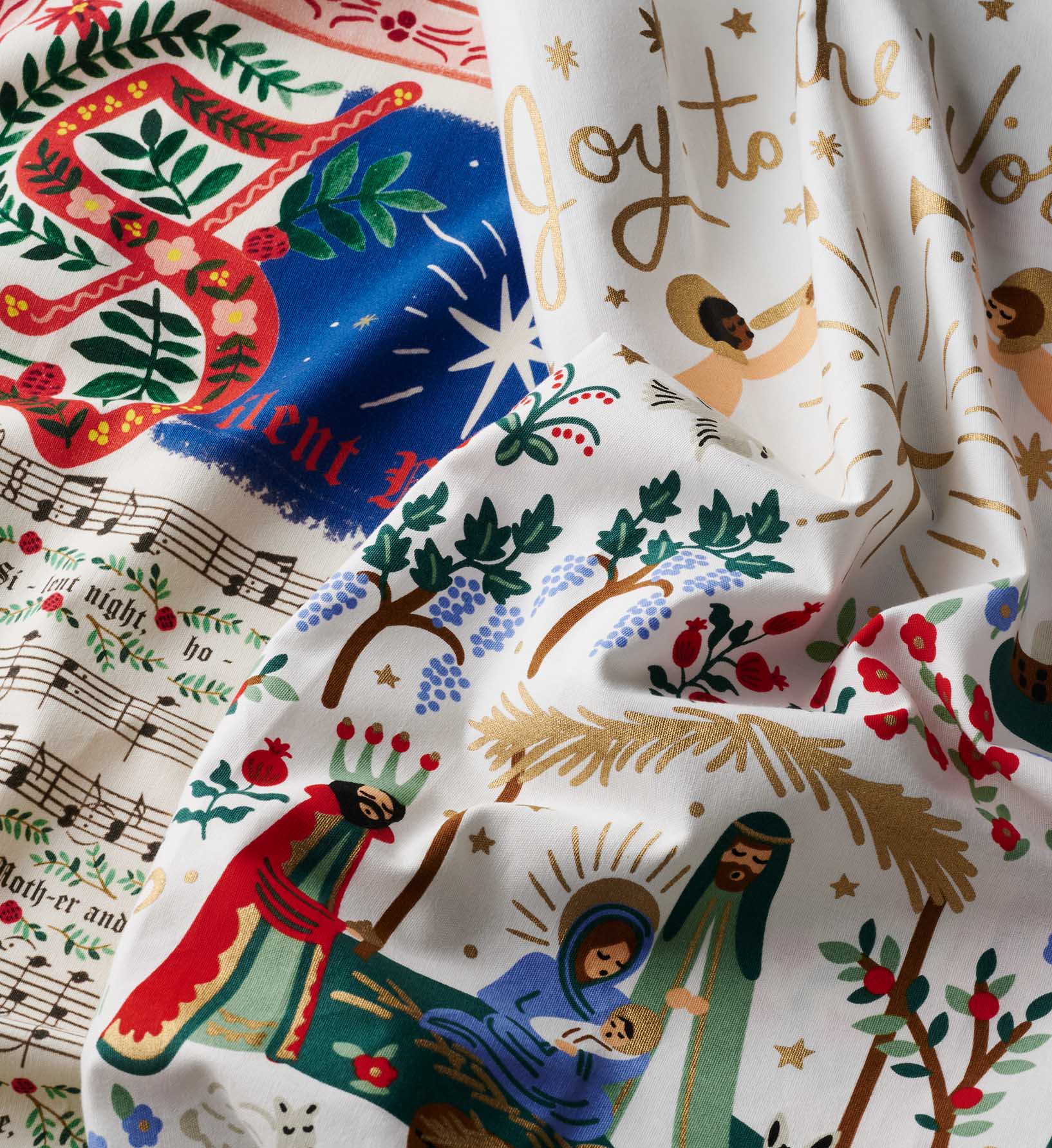 Holiday Tea Towel - Christmas Carols