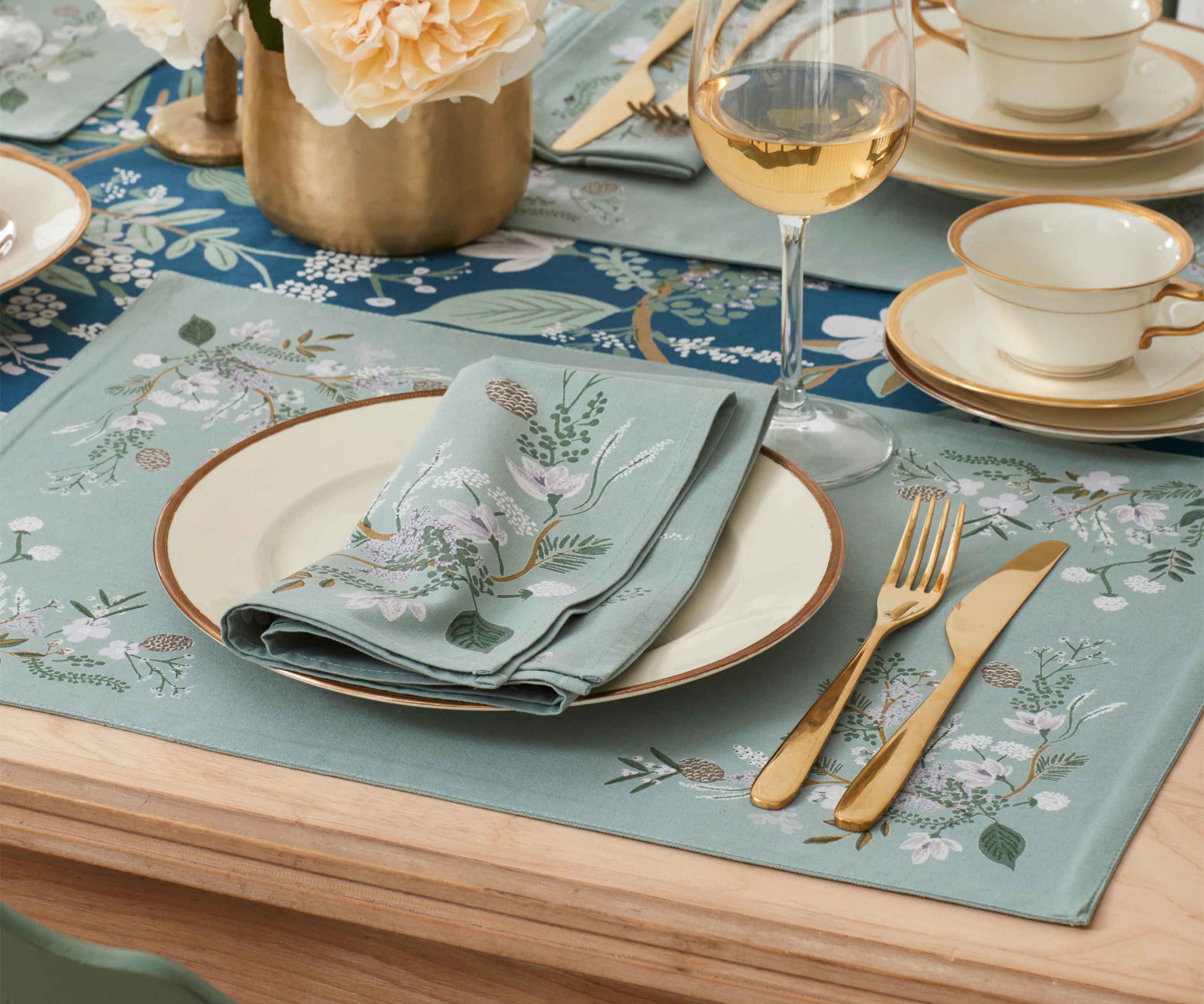 Cotton Napkins - Juniper Forest